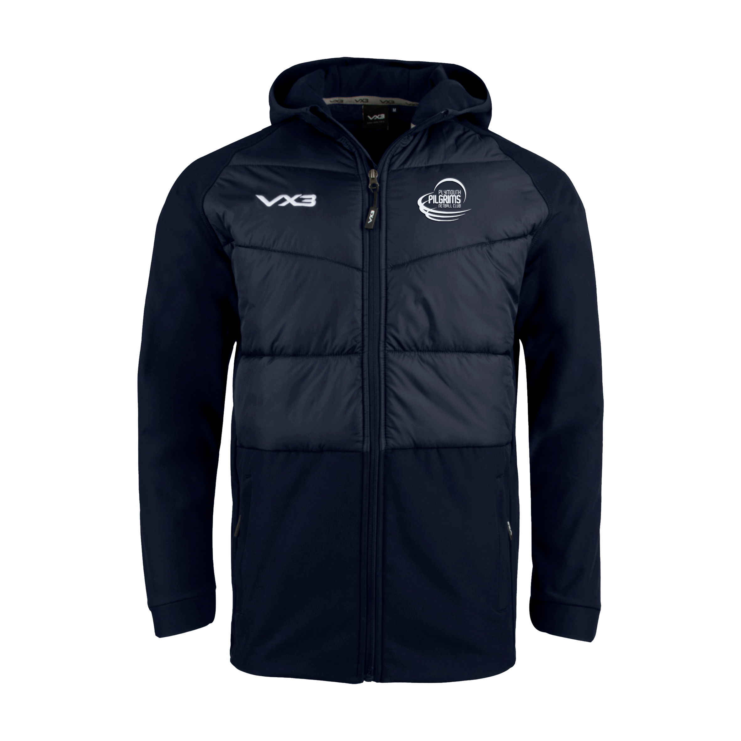 Plymouth Pilgrims Netball Club Tempest Hybrid Jacket