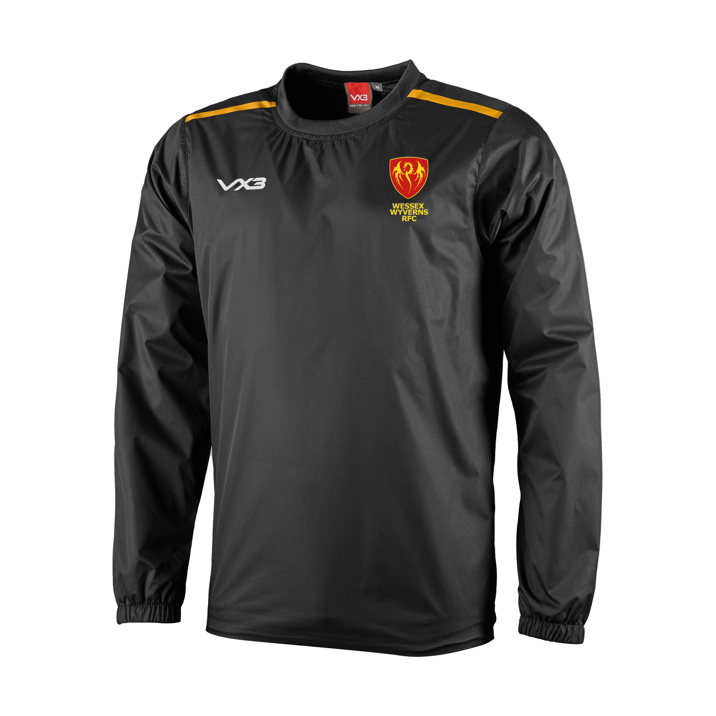 Wessex Wyverns RFC Fortis Smock Black/Amber