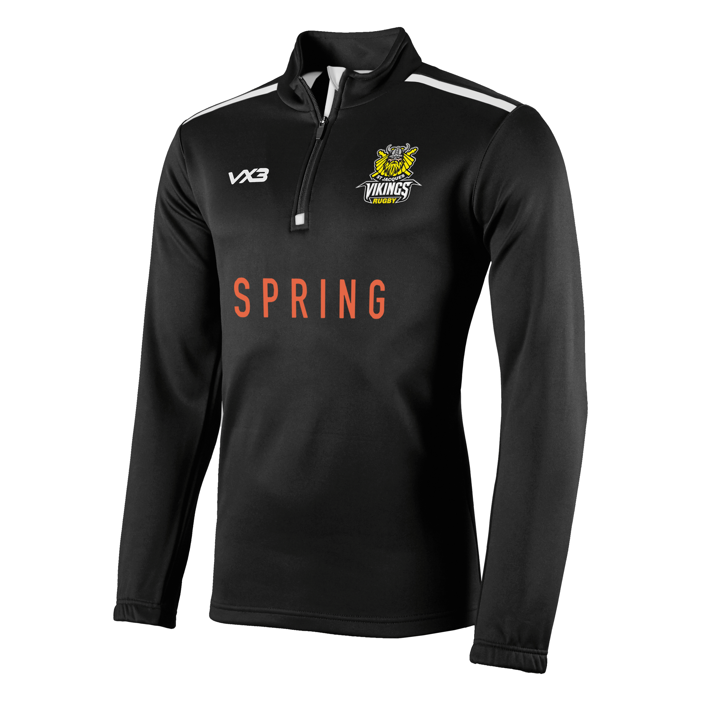 St Jacques Vikings Rugby Fortis Youth Half Zip Sweat