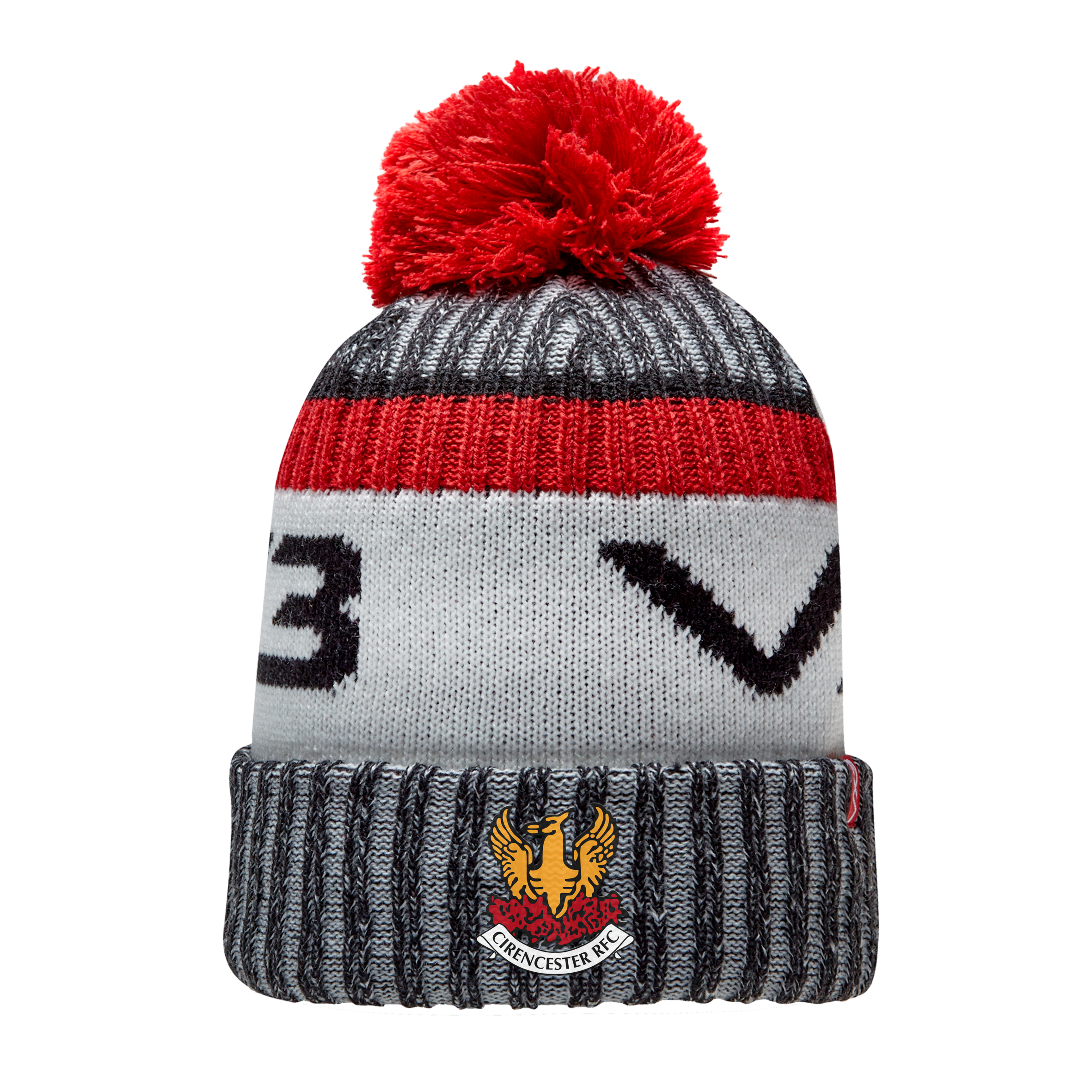 Cirencester RFC Marl Bobble Hat Black