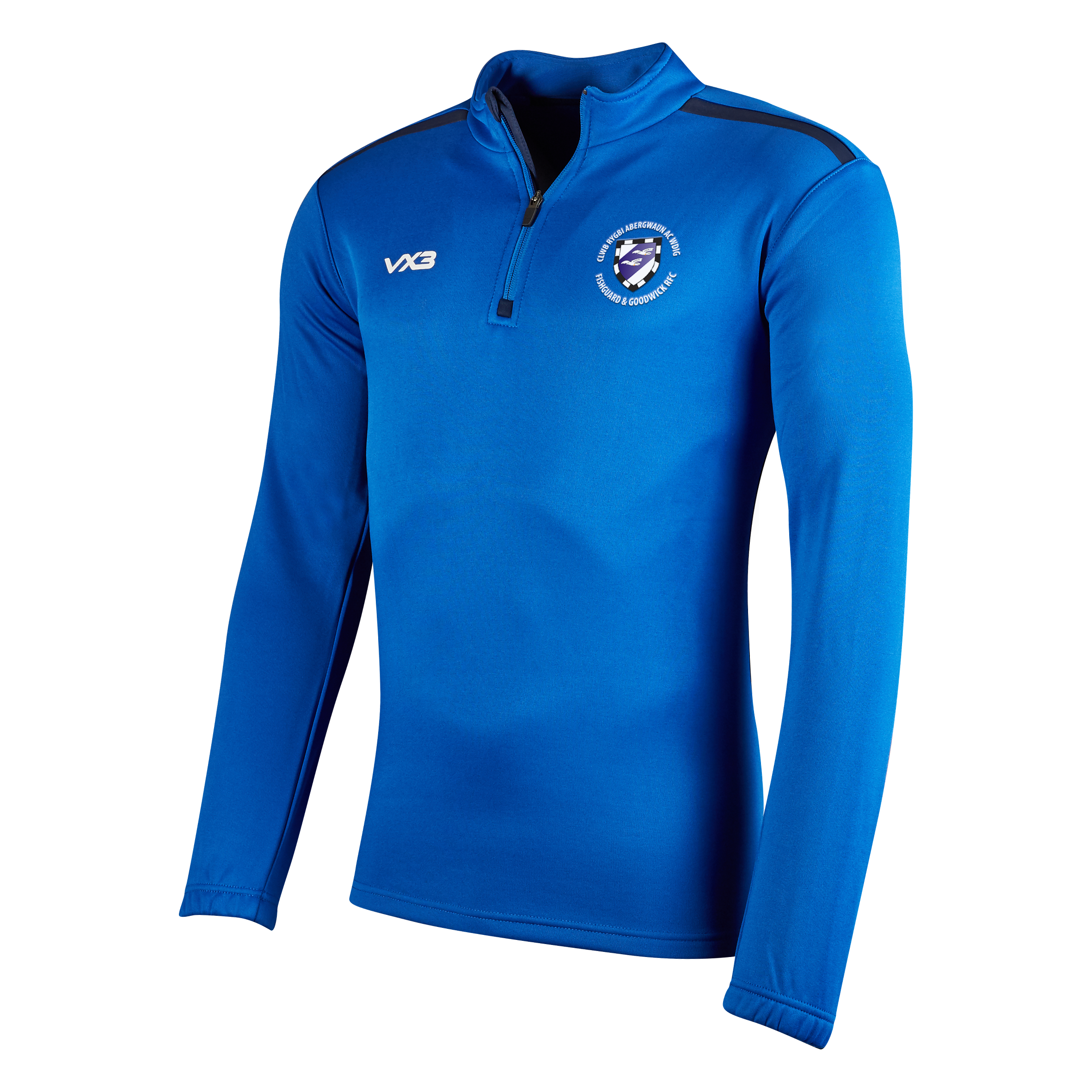 Fishguard and Goodwick RFC Fortis Youth Half Zip Sweat Royal