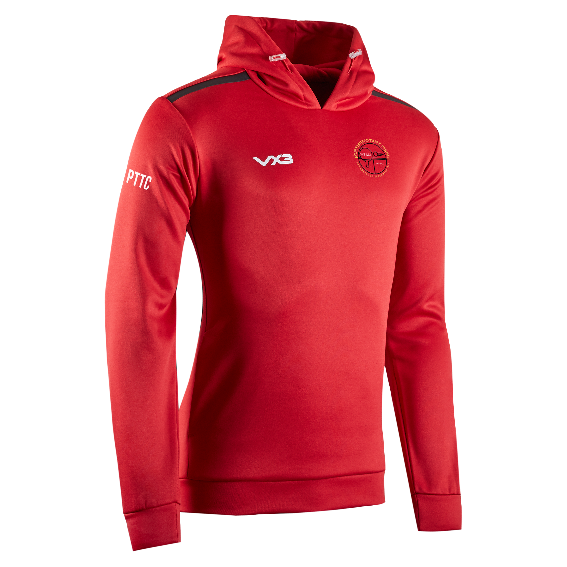 Portishead Table Tennis Club Seniors Fortis Hoodie Red