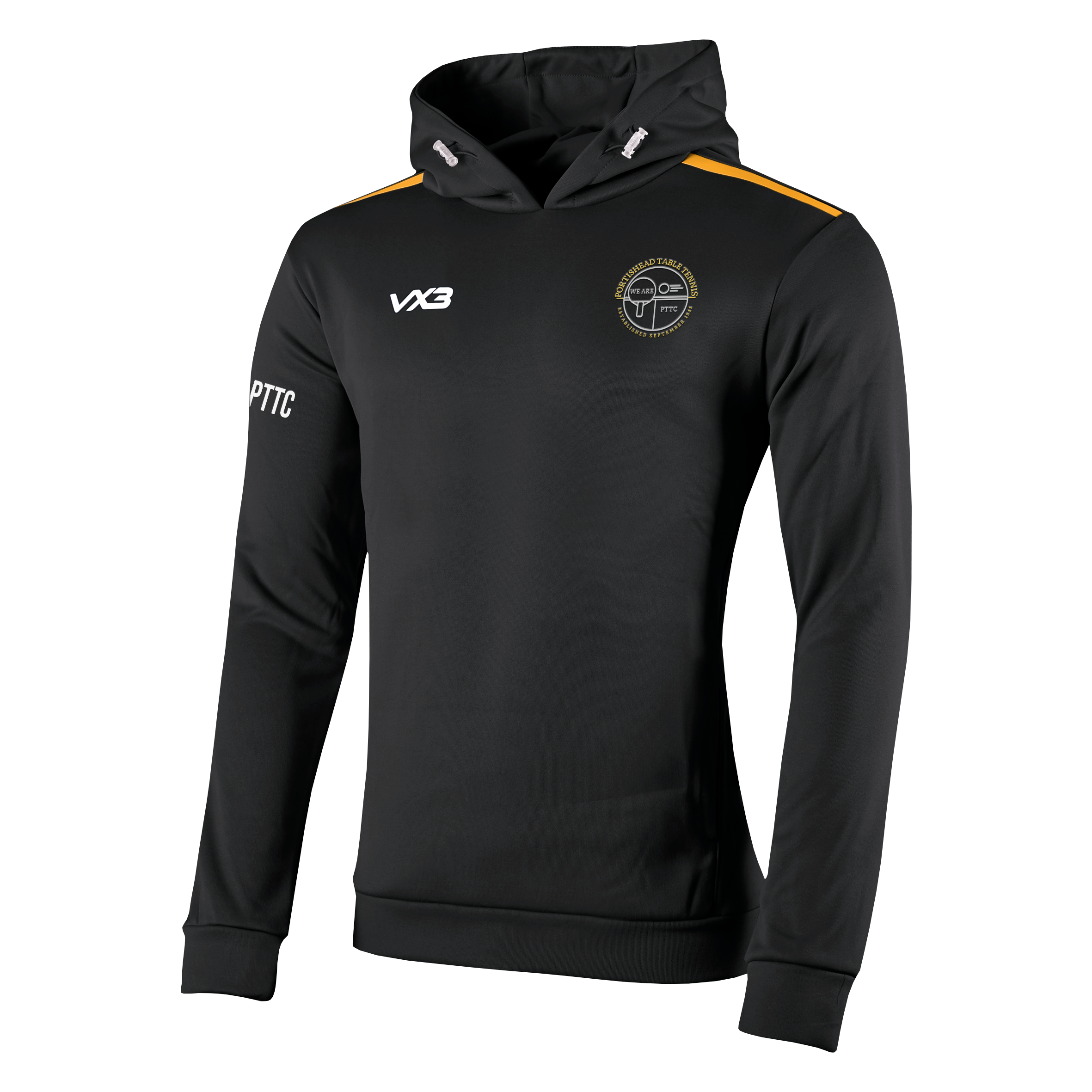 Portishead Table Tennis Club Youth Fortis Hoodie Black