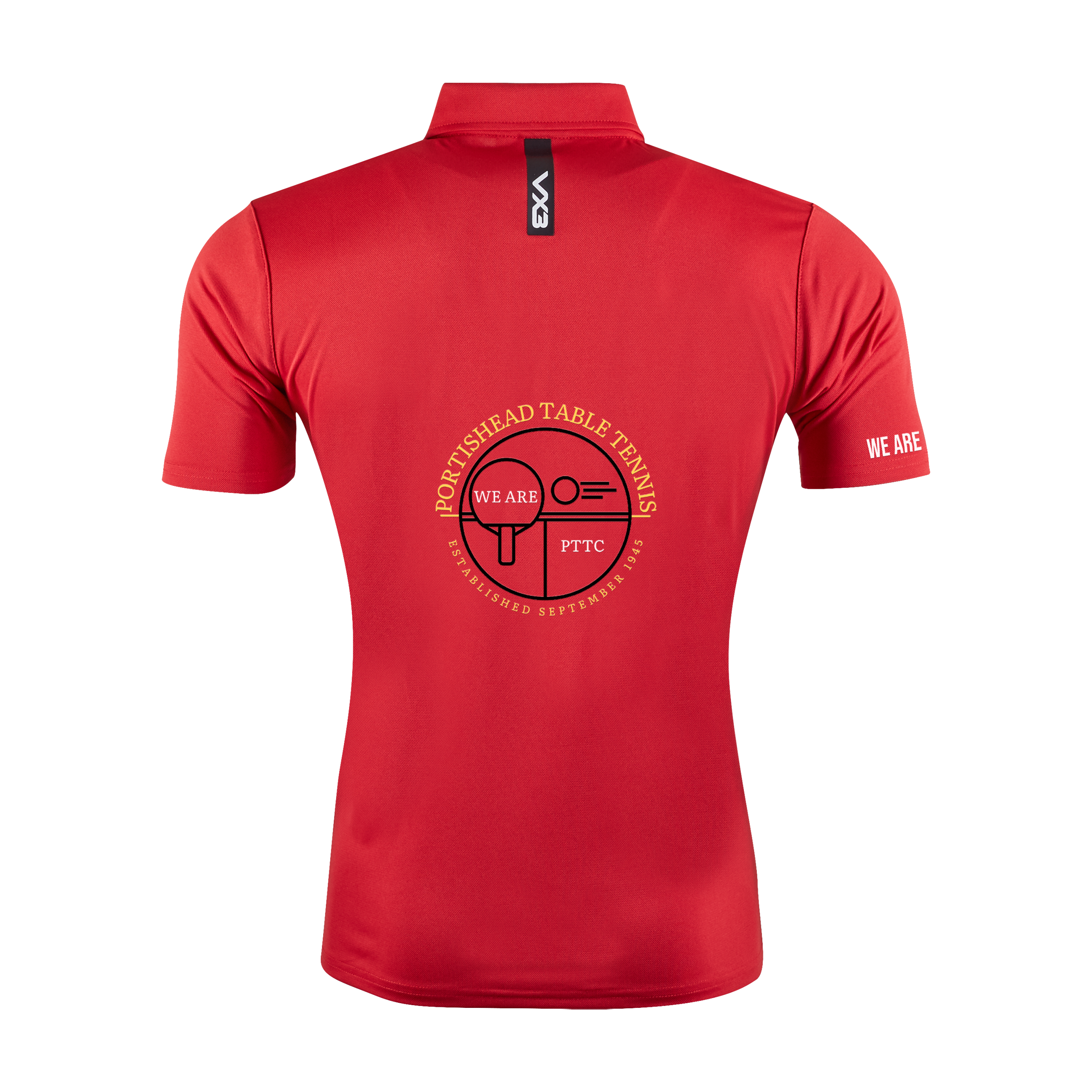 Portishead Table Tennis Club Seniors Fortis Polo Red