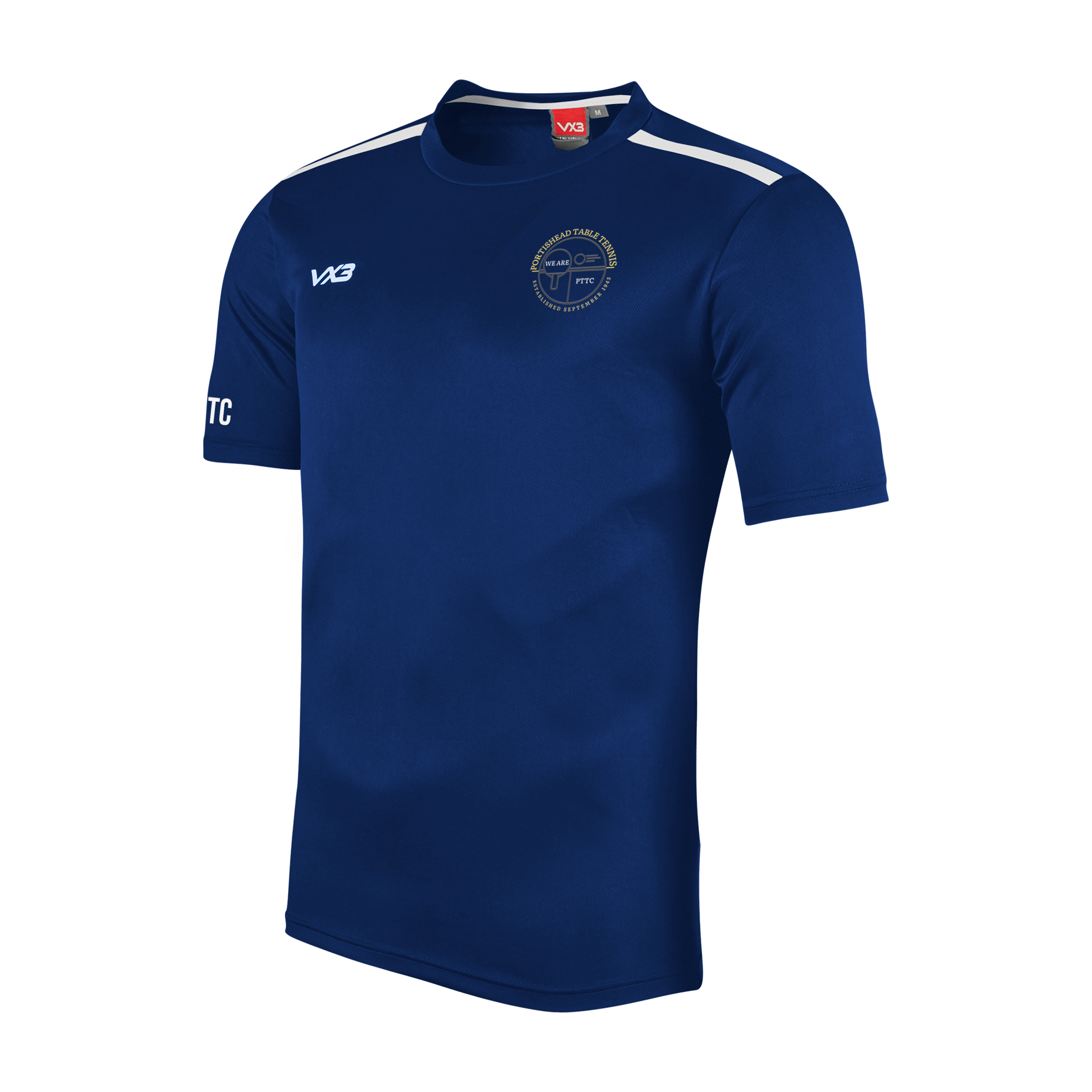 Portishead Table Tennis Club Seniors Fortis Tee Navy