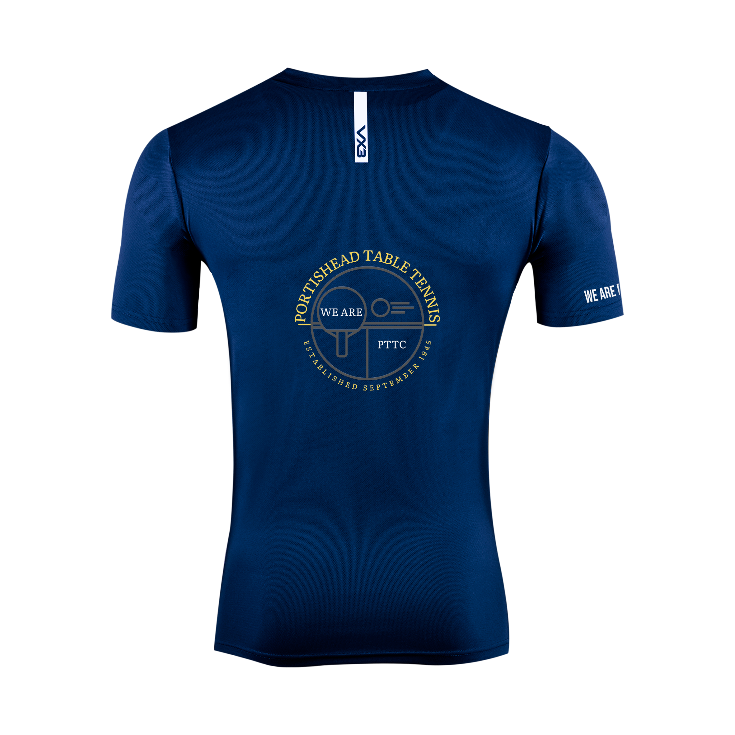 Portishead Table Tennis Club Seniors Fortis Tee Navy