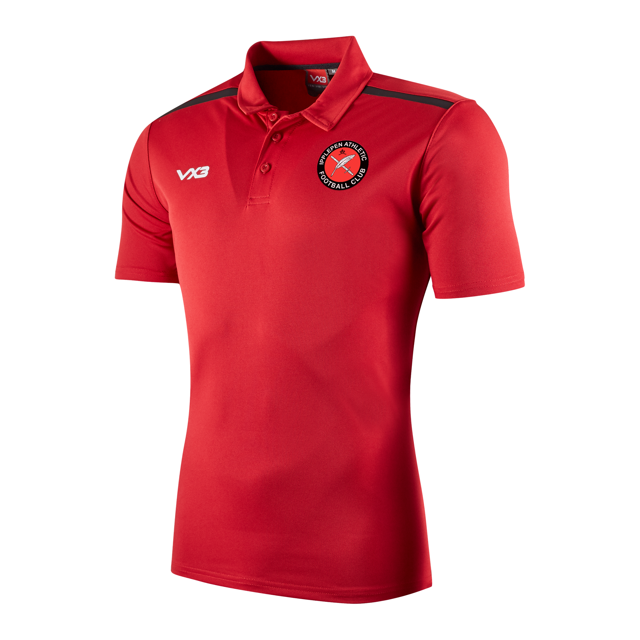 Ipplepen Athletic Football Club Fortis Polo Red