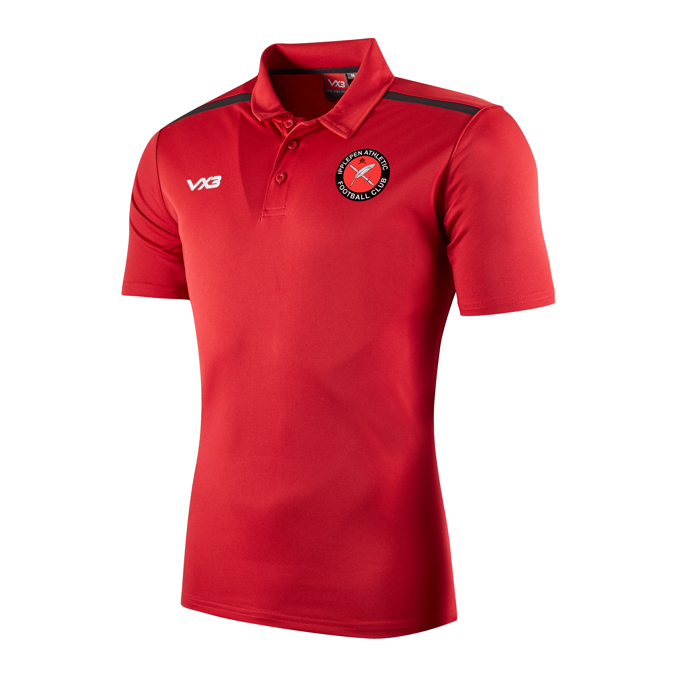 Ipplepen Athletic Football Club Fortis Youth Polo Red