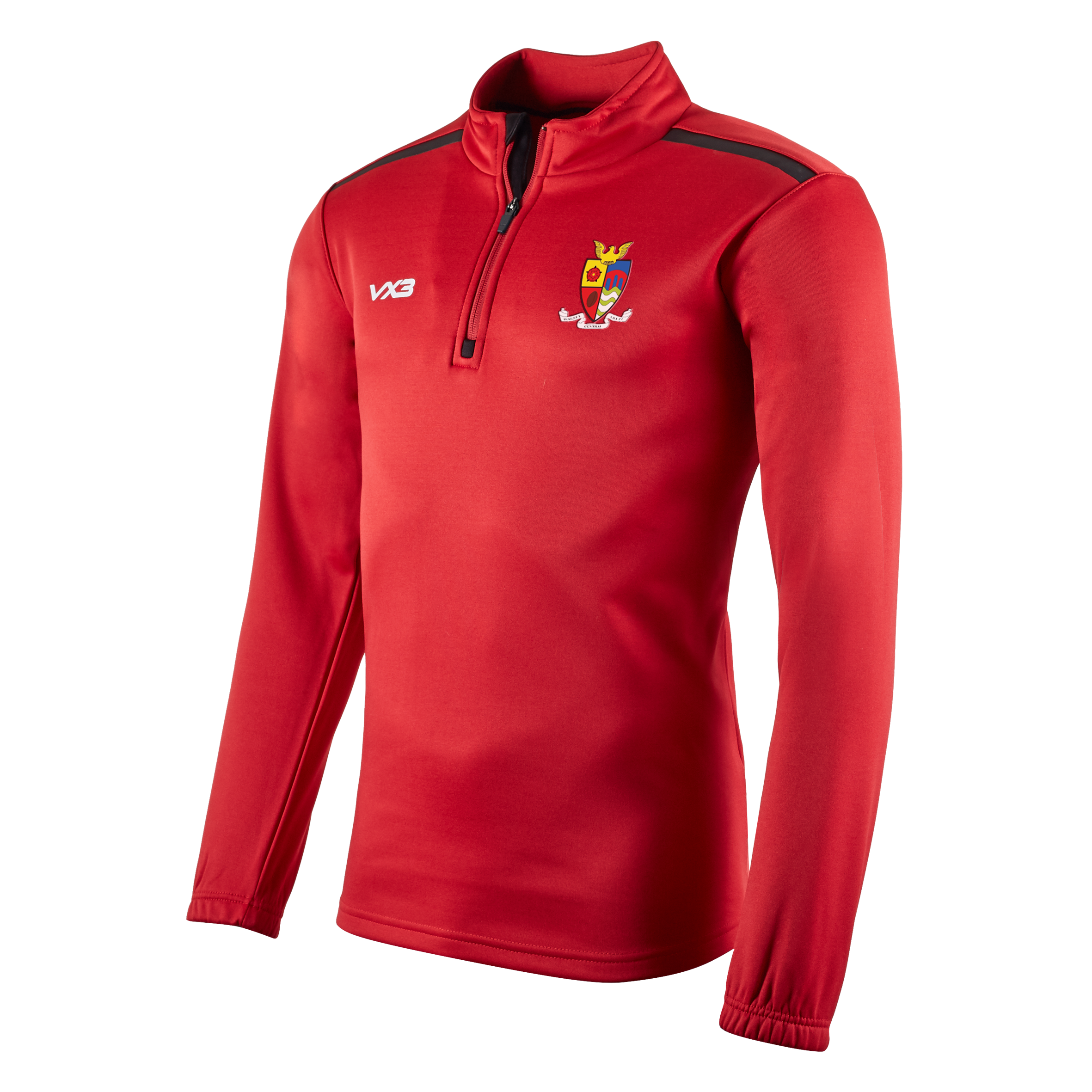 Walney Central ARLFC Fortis Half Zip Sweat Red