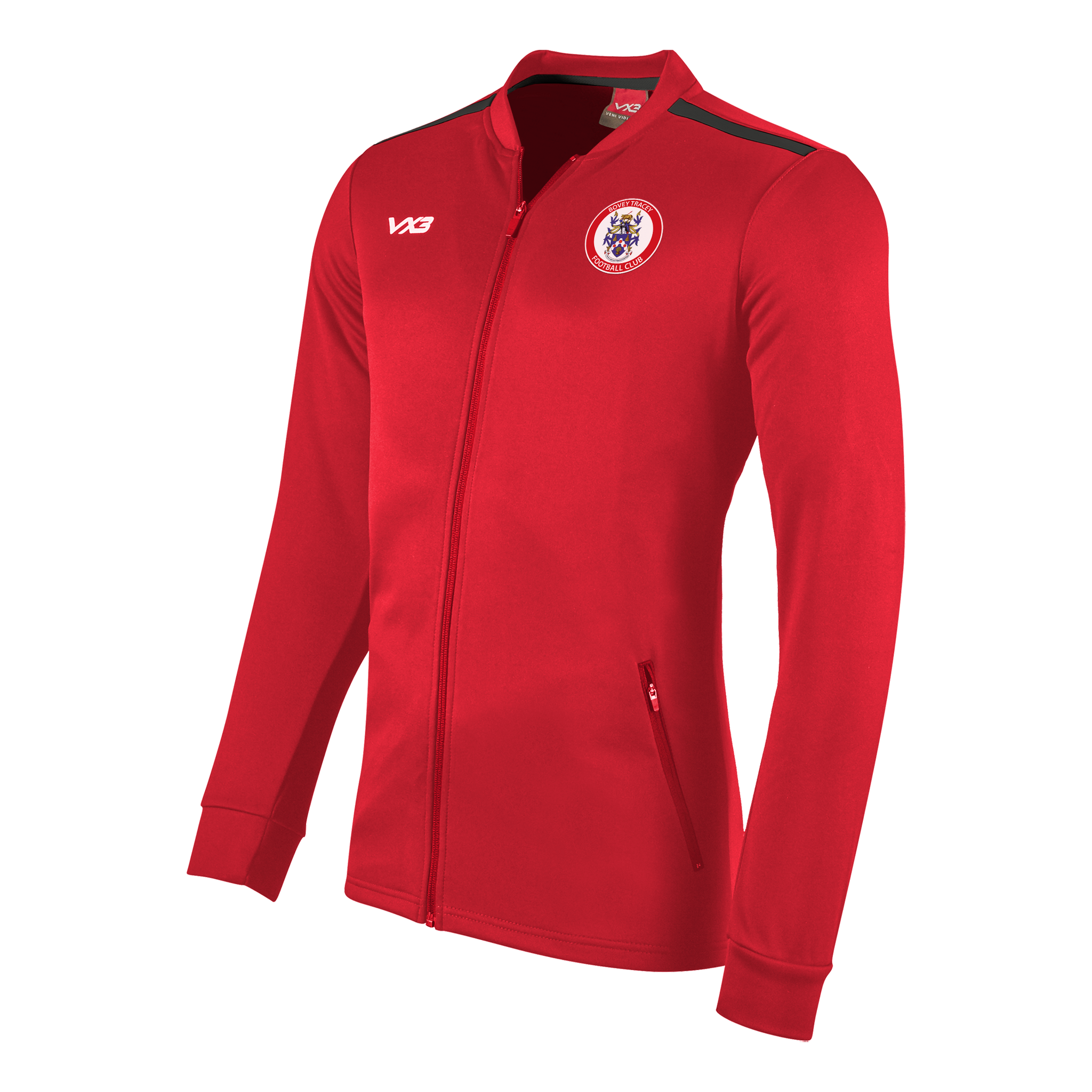 Bovey Tracey AFC Fortis Youth Presentation Jacket Red