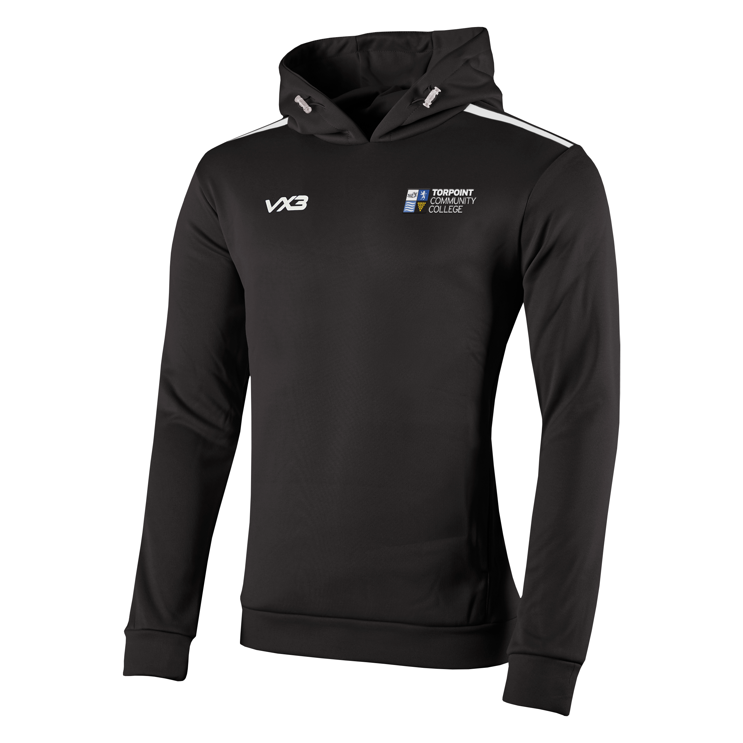 Torpoint Community College Fortis Youth Hoodie Black – VX3