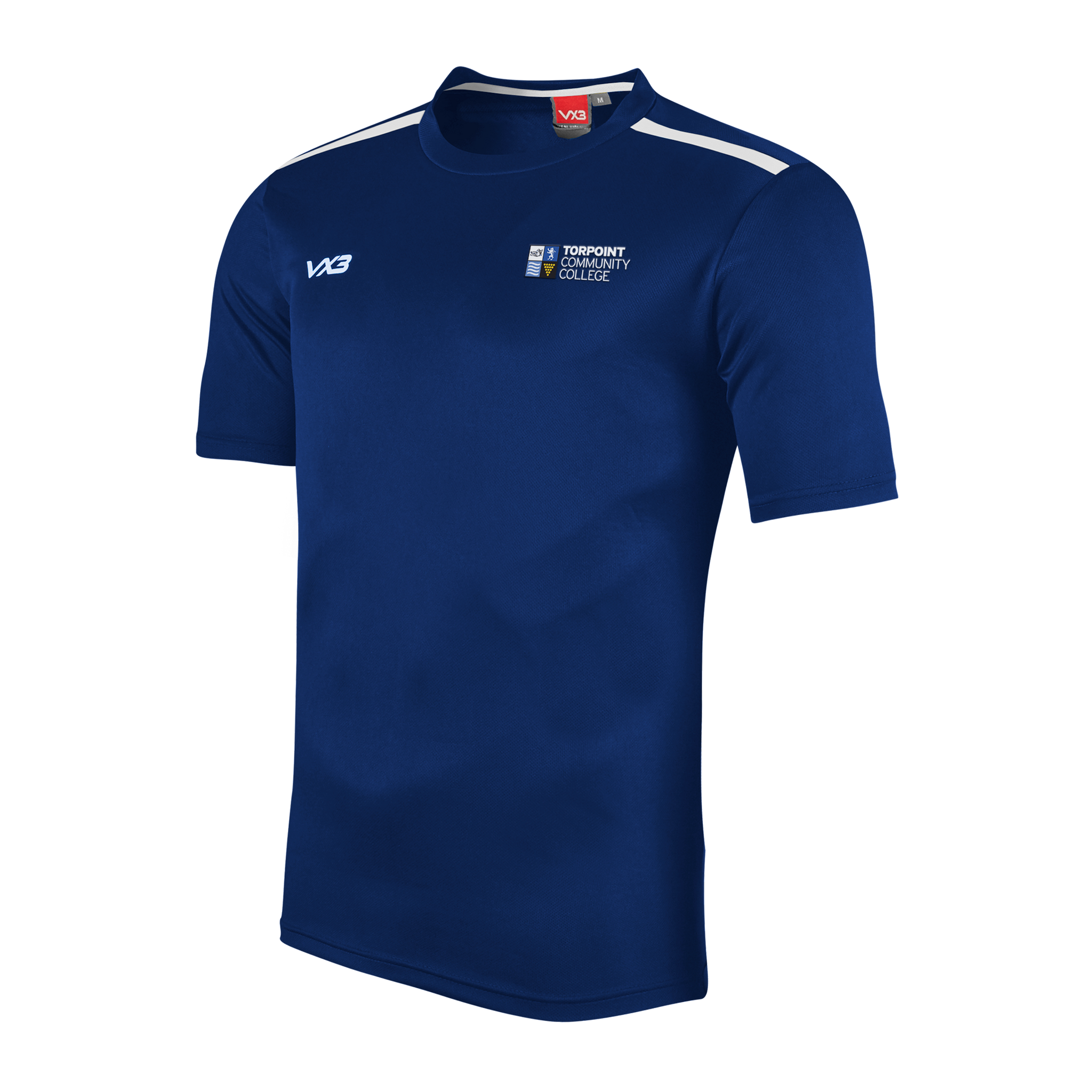 Torpoint Community College Fortis Tee Navy