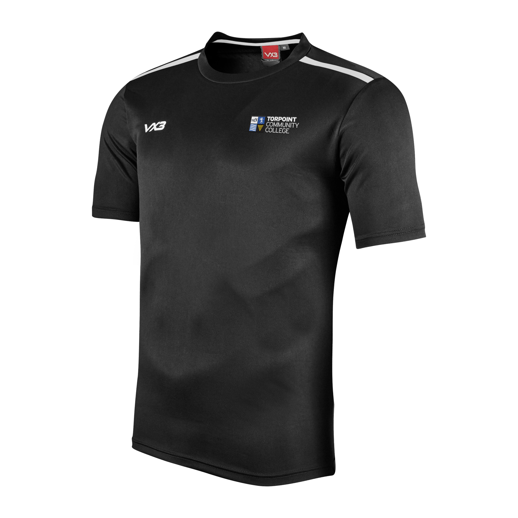 Torpoint Community College Fortis Tee Black