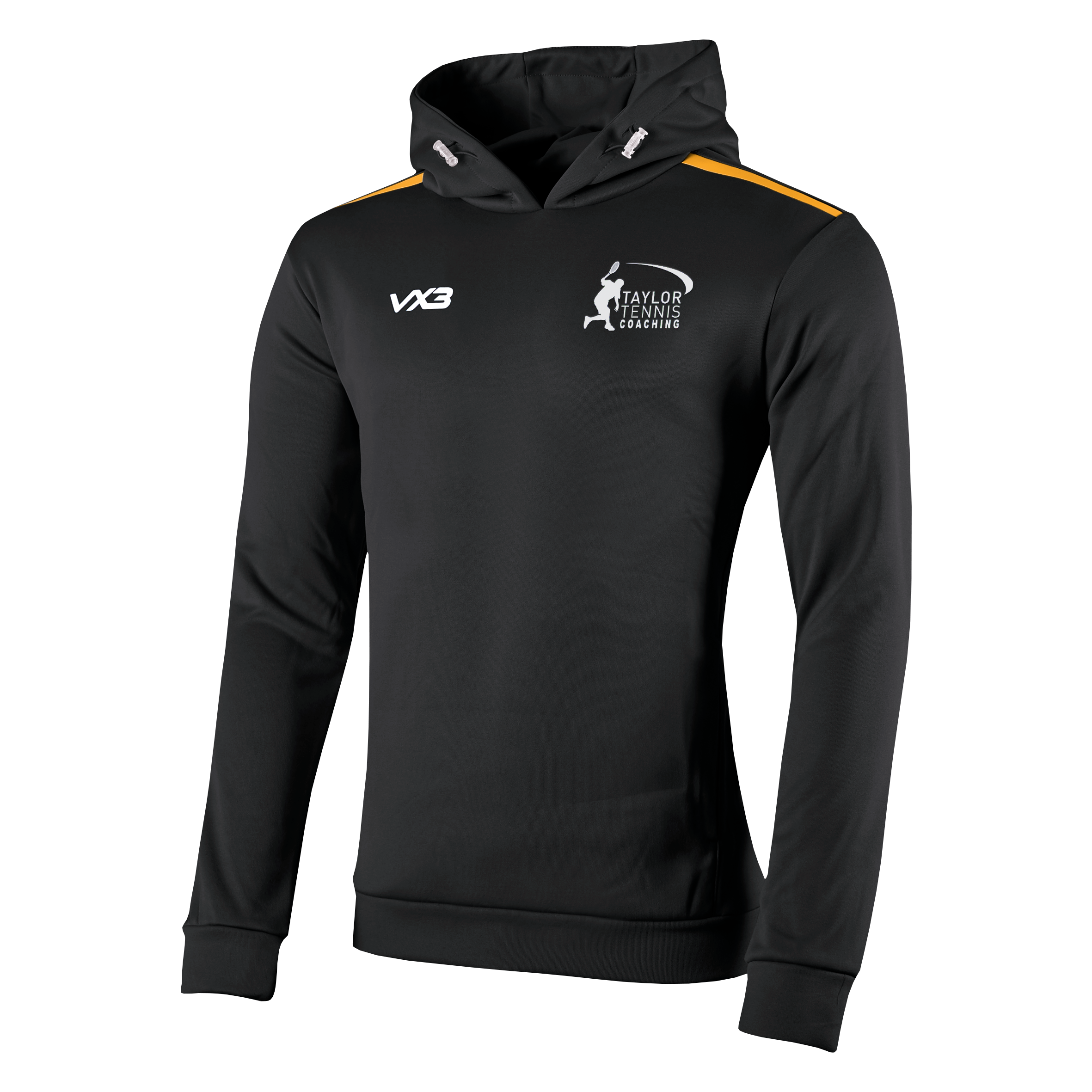 Taylor Tennis Coaching Fortis Hoodie Black/Amber