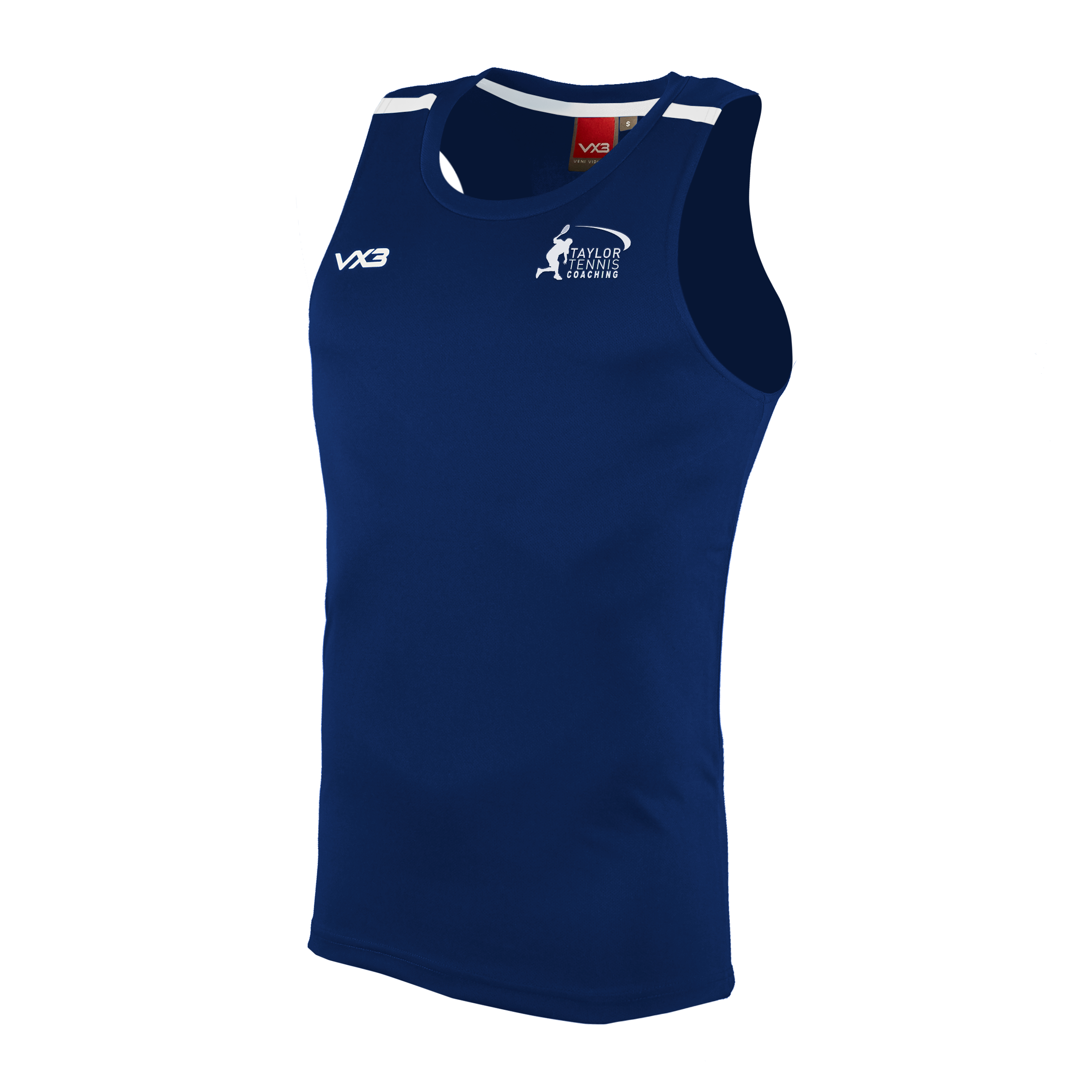 Taylor Tennis Coaching Fortis Vest Navy/White
