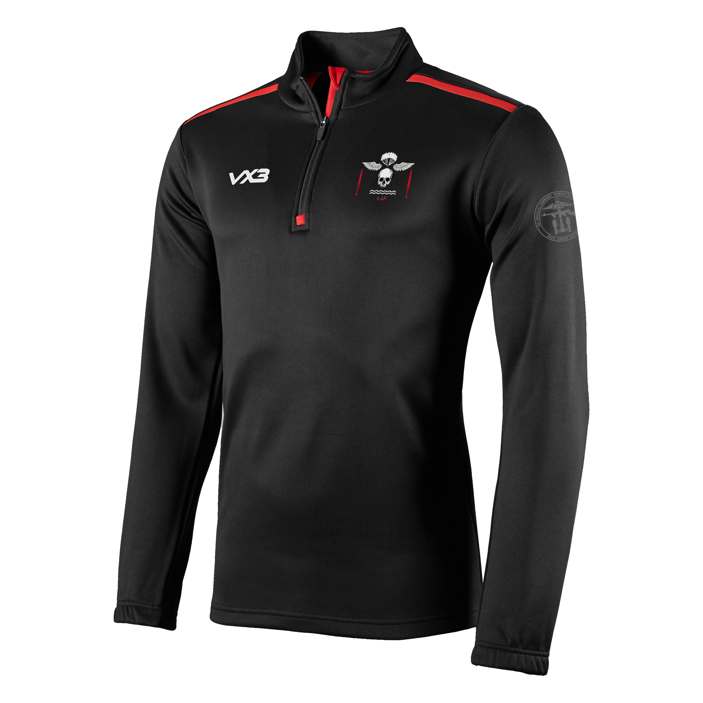 148 Meiktila Bty Fortis Ladies Half Zip Sweat