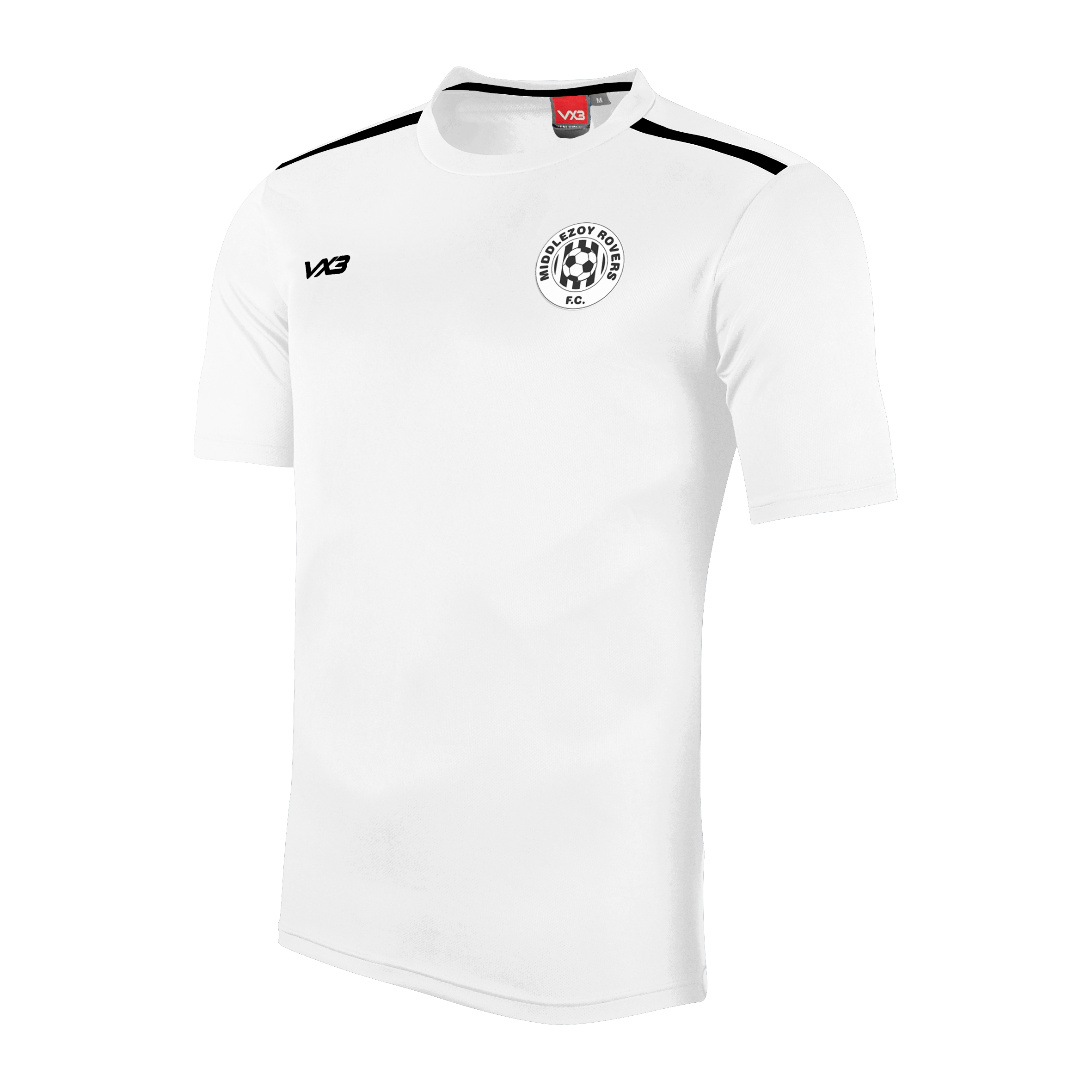 Middlezoy Rovers FC Fortis Youth Tee White