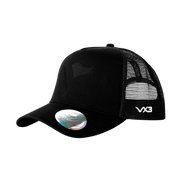 Conquered Logo Trucker Cap Black