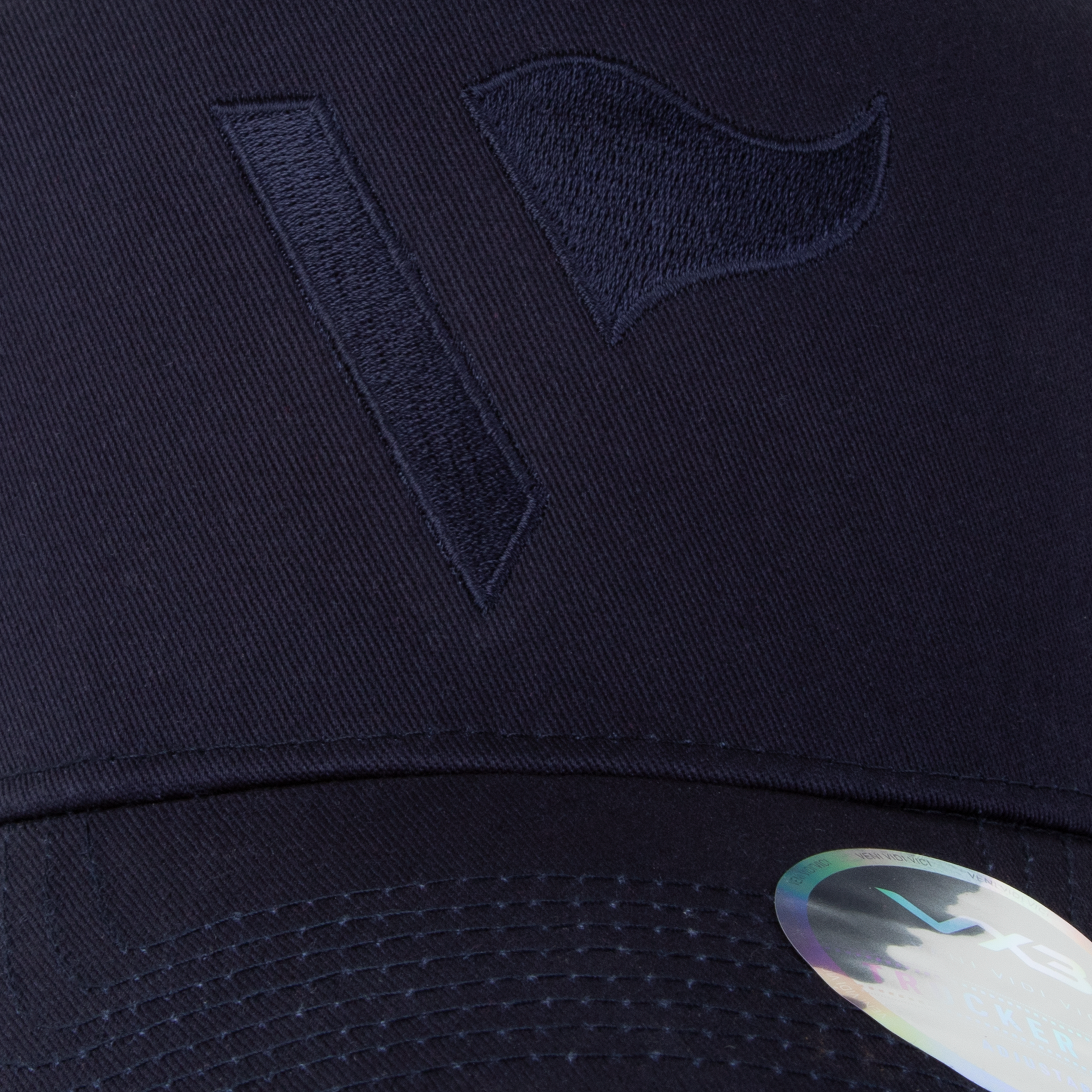 Conquered Logo Trucker Cap Navy Logo