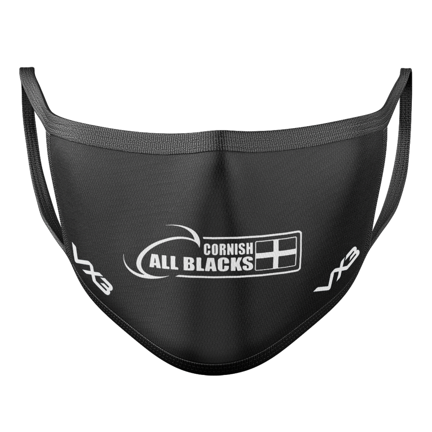 Cornish All Blacks Face Mask