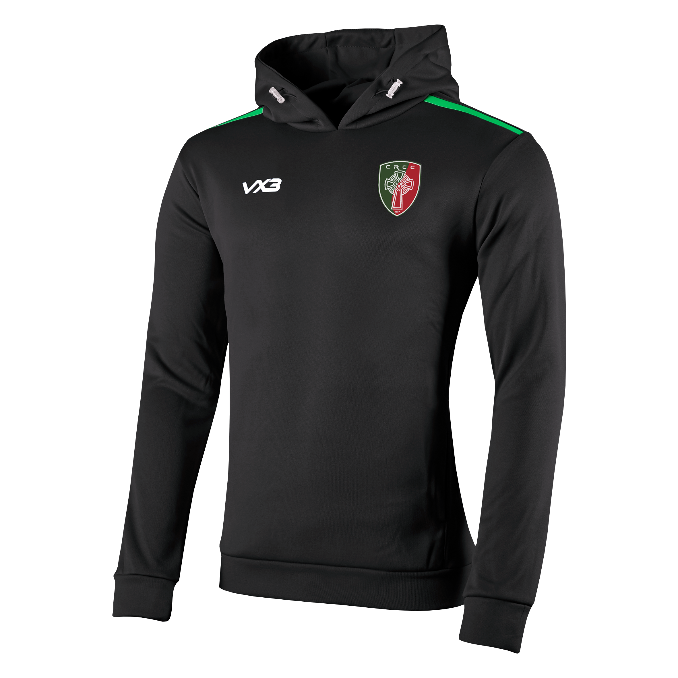 CRCC Fortis Hoodie Black/Emerald