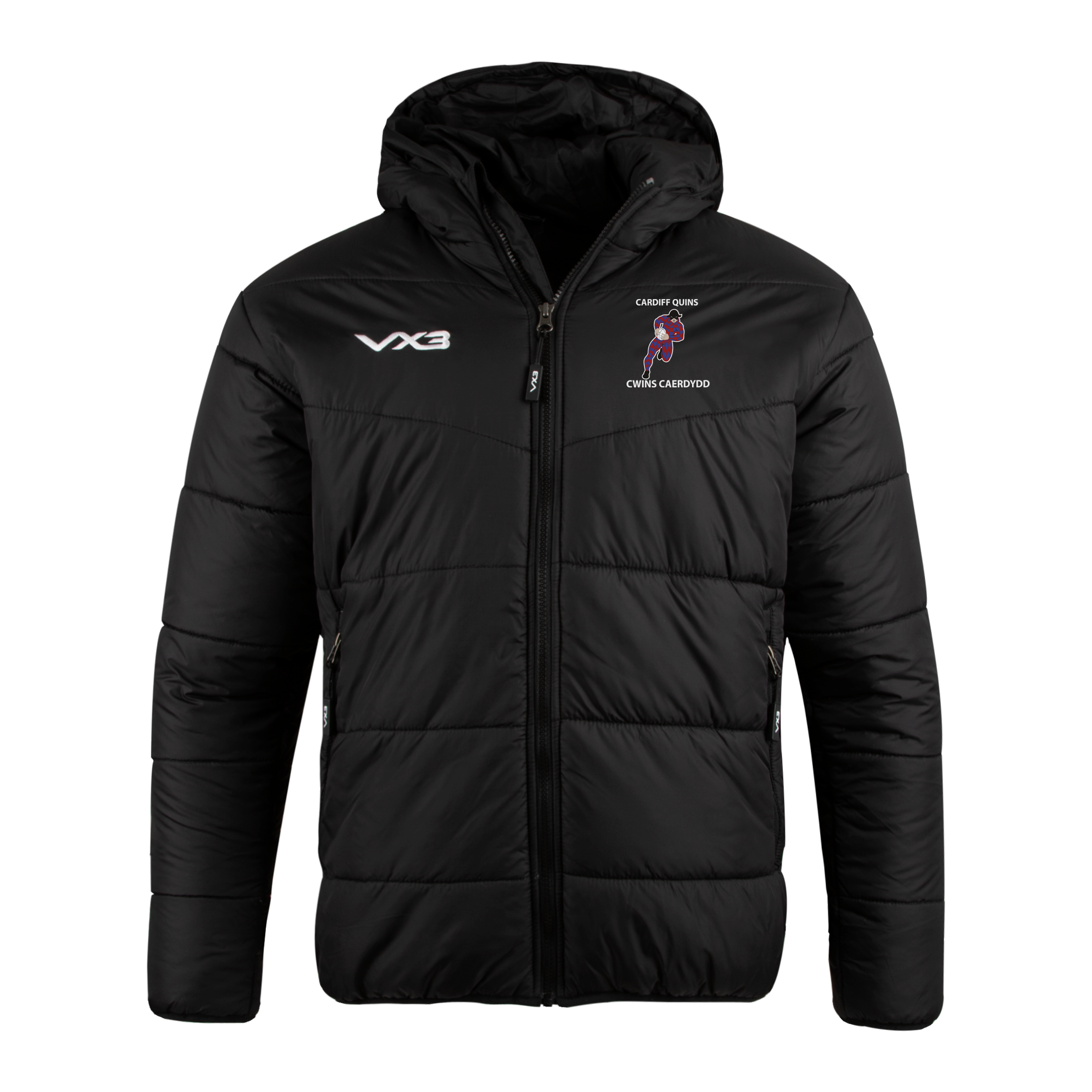 Cardiff Quins Lorica Quilted Jacket Youth