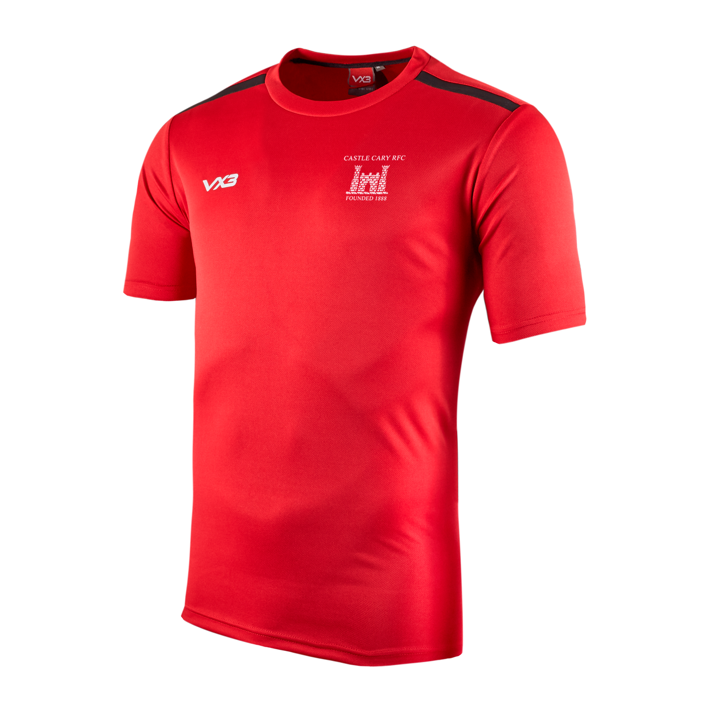 Castle Cary RFC Fortis Youth Tee Red