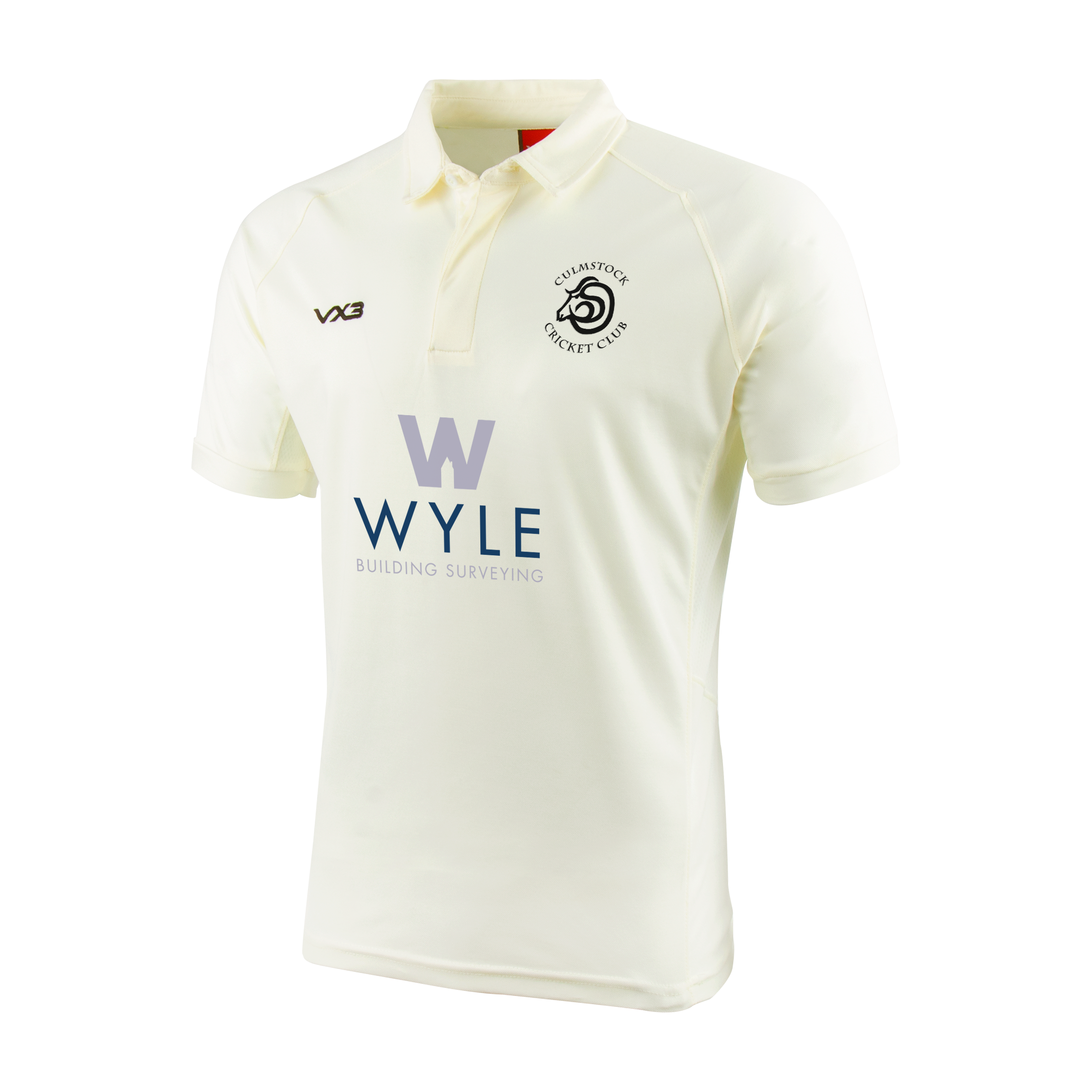 Culmstock Cricket Club Whites Youth S/S Shirt - U10/U11/Girls