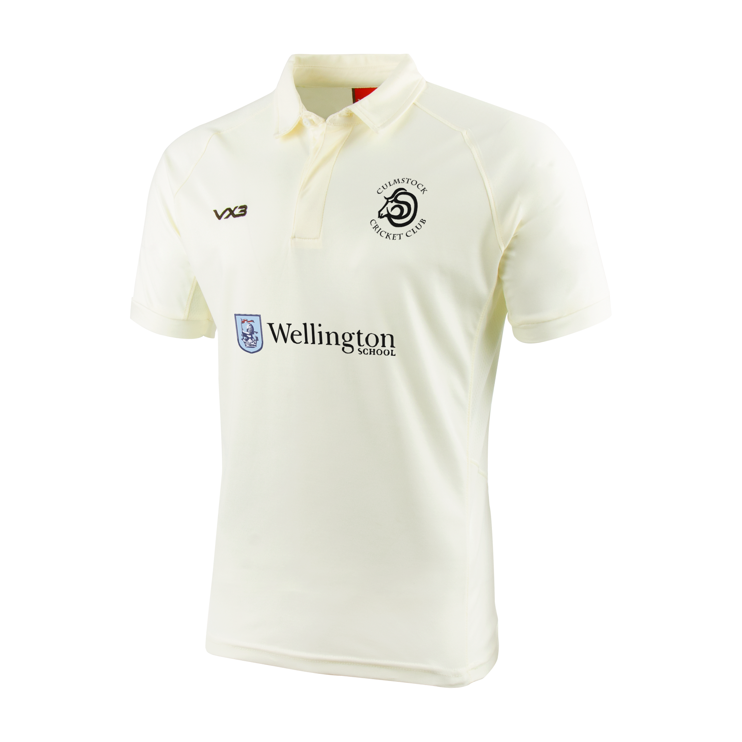 Culmstock Cricket Club Whites S/S Shirt - U13