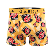 OddBalls Dragons Rugby Mens Boxer Shorts Orange