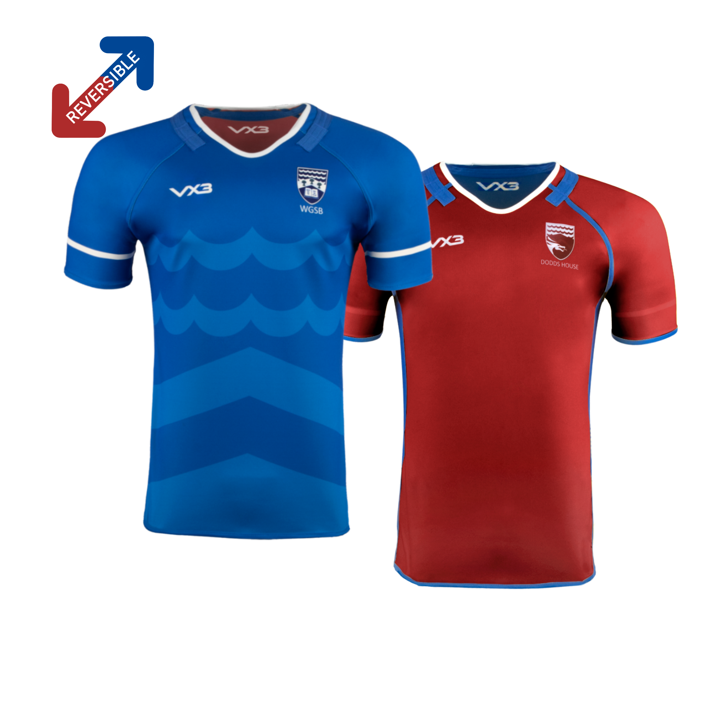 Wirral Grammar School Dodds House Reversible Playing Shirt