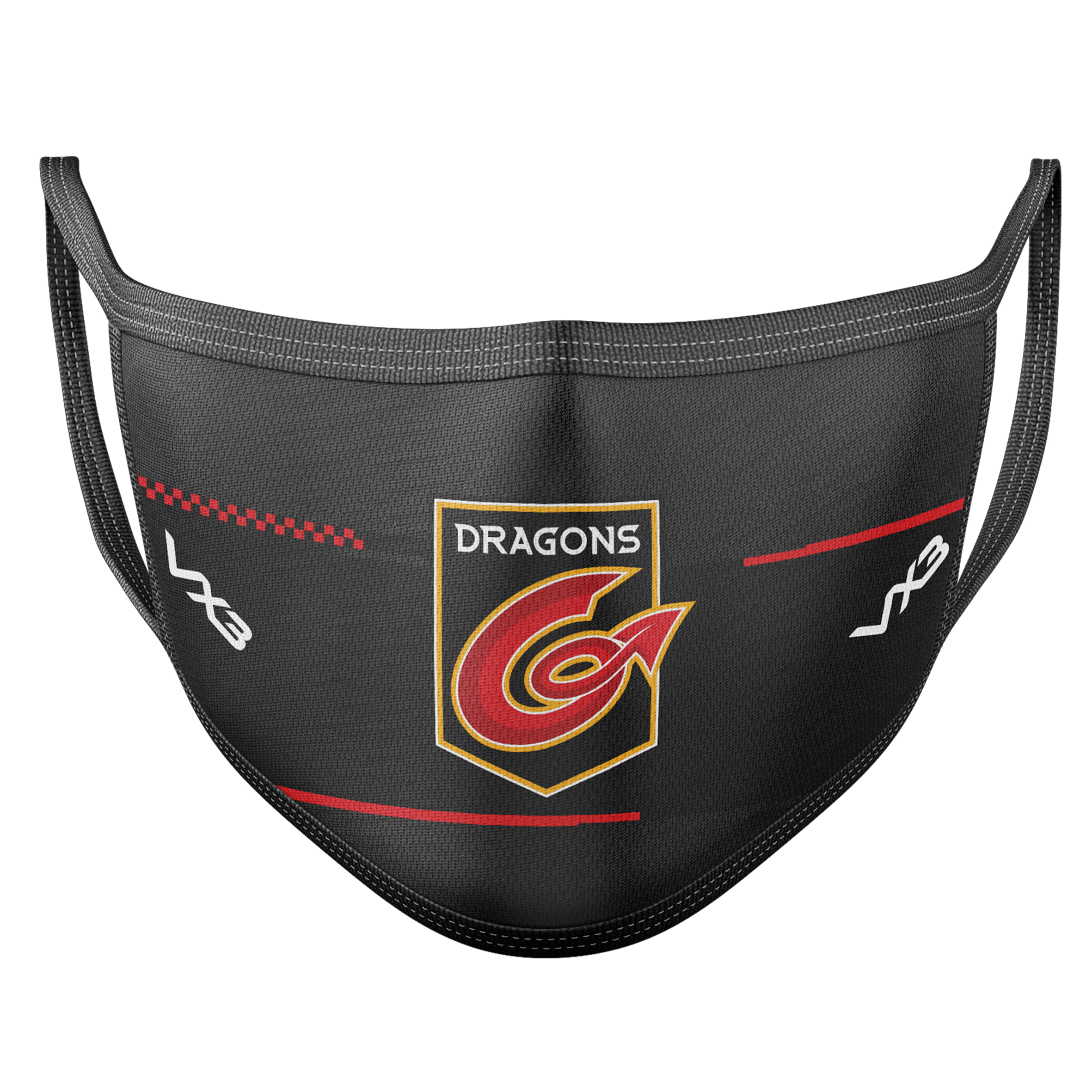 Dragons Rugby Face Mask