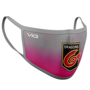 Dragons Rugby Third Face Mask