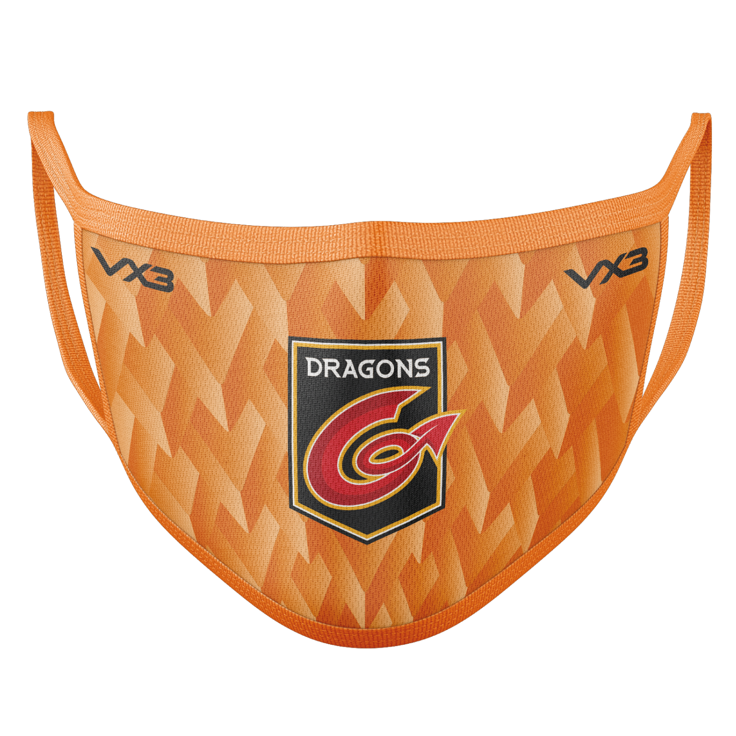 Dragons Rugby Orange Face Mask