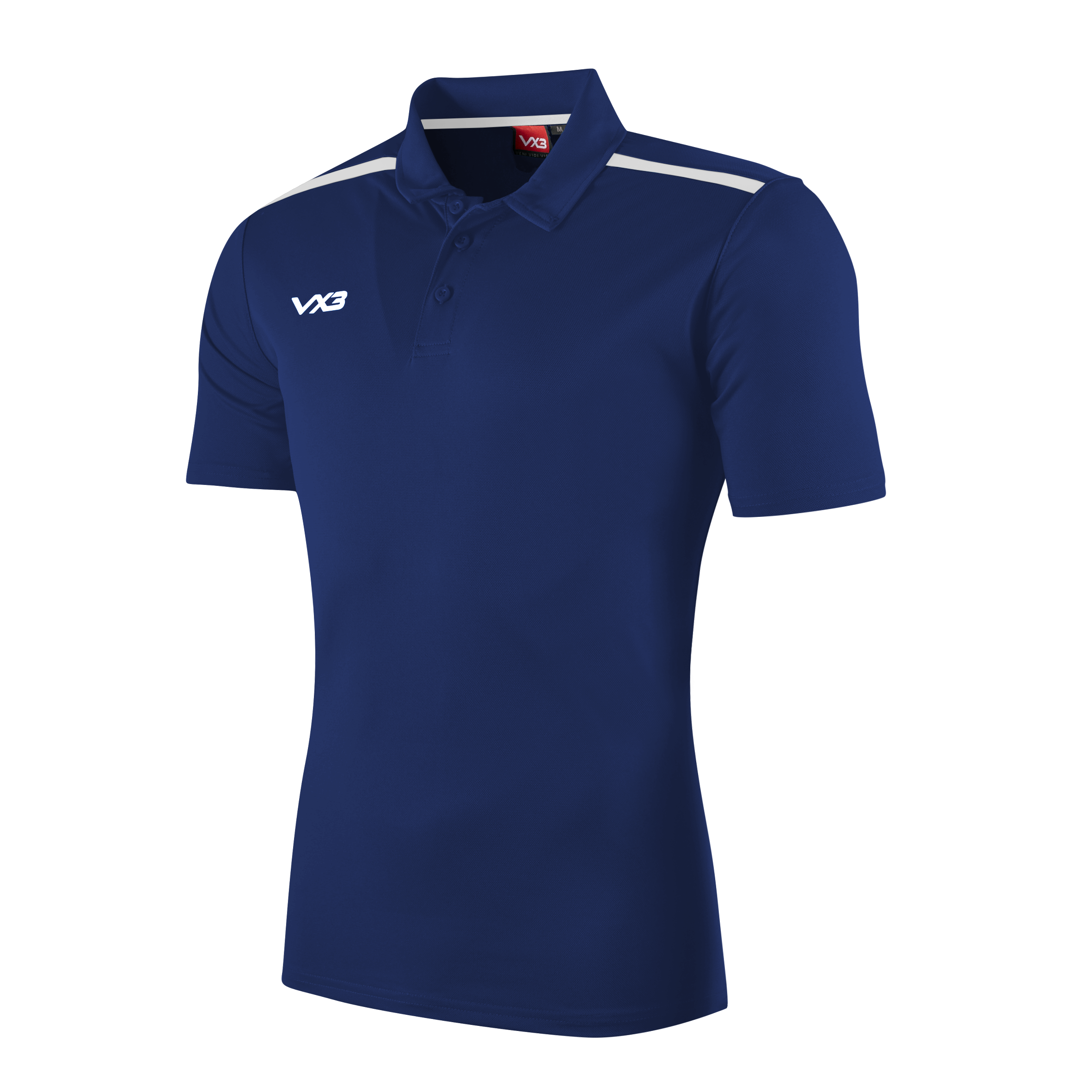 Fortis Youth Polo Navy/White