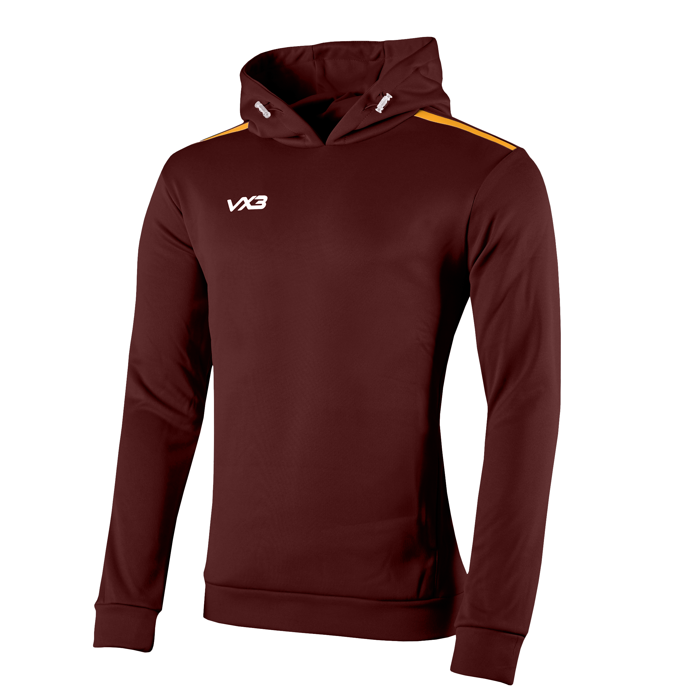 Fortis Youth Hoodie Maroon/Amber