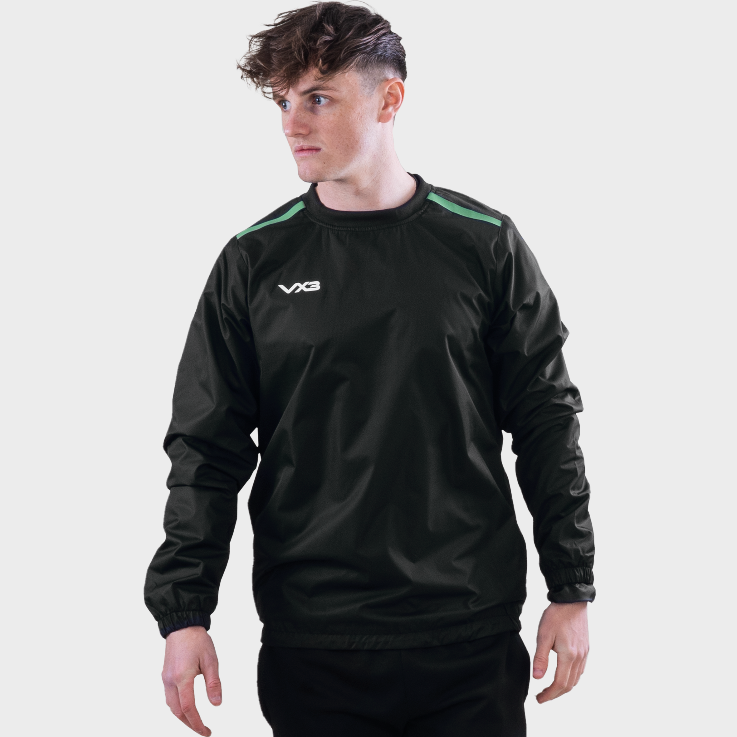 FortisMensSmockBlack_Emerald.png