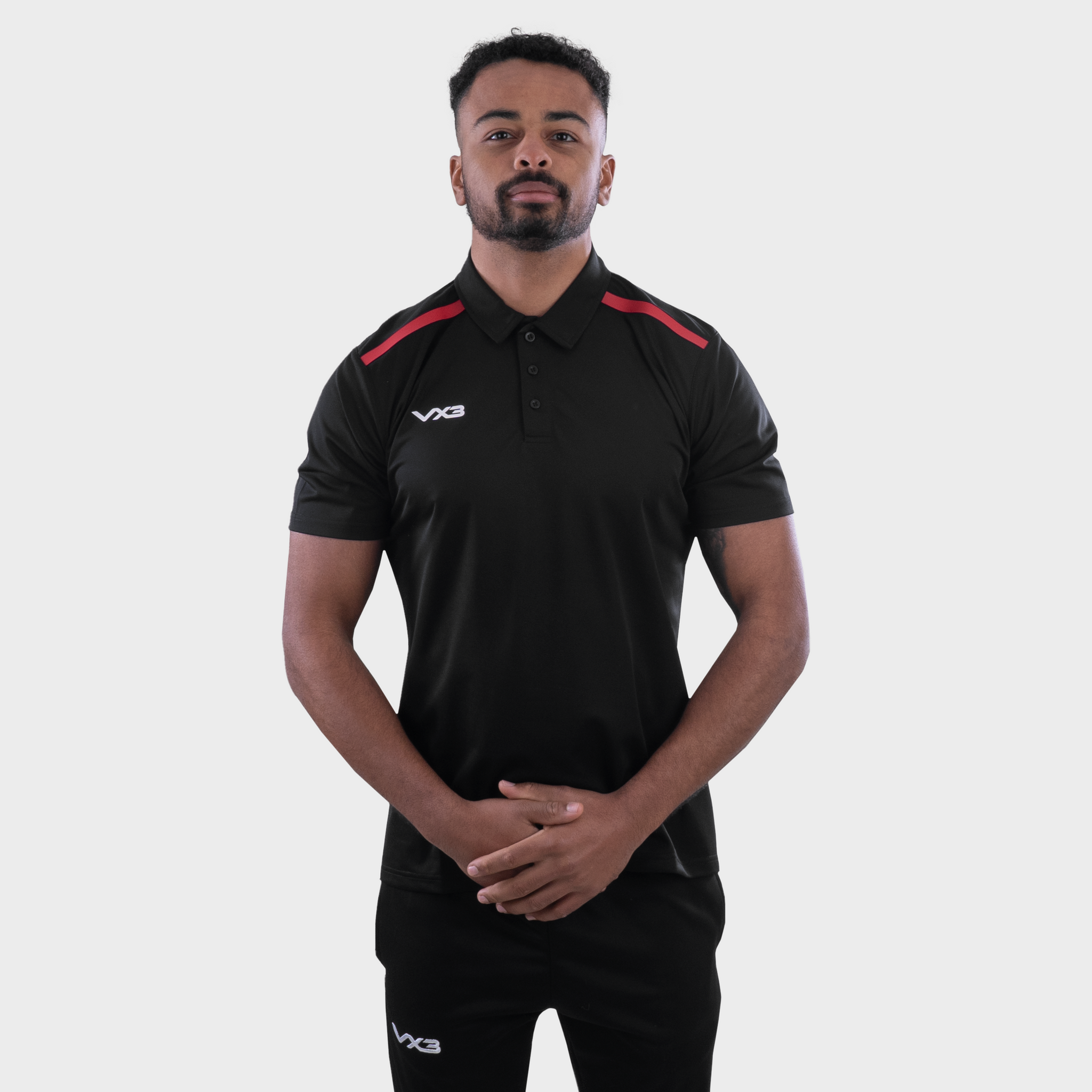 Fortis Polo Black/Red
