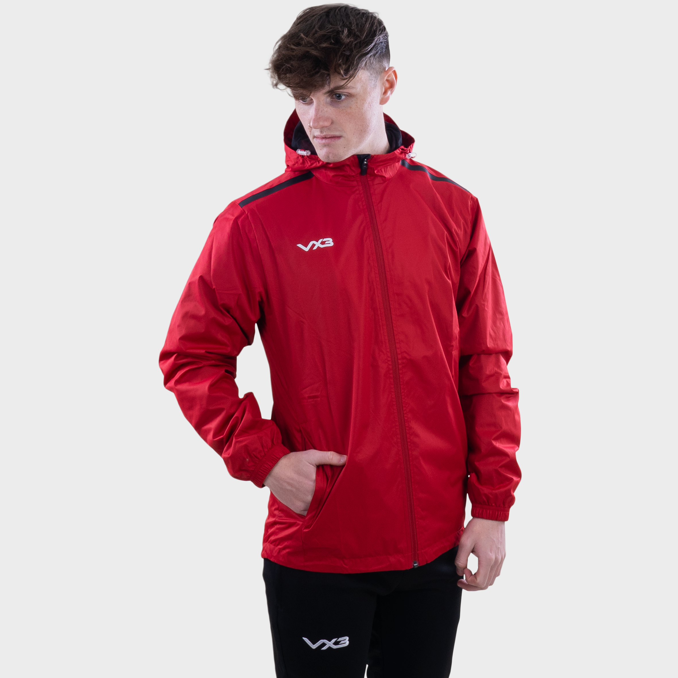 FortisRainCoatMensRed_Black.png