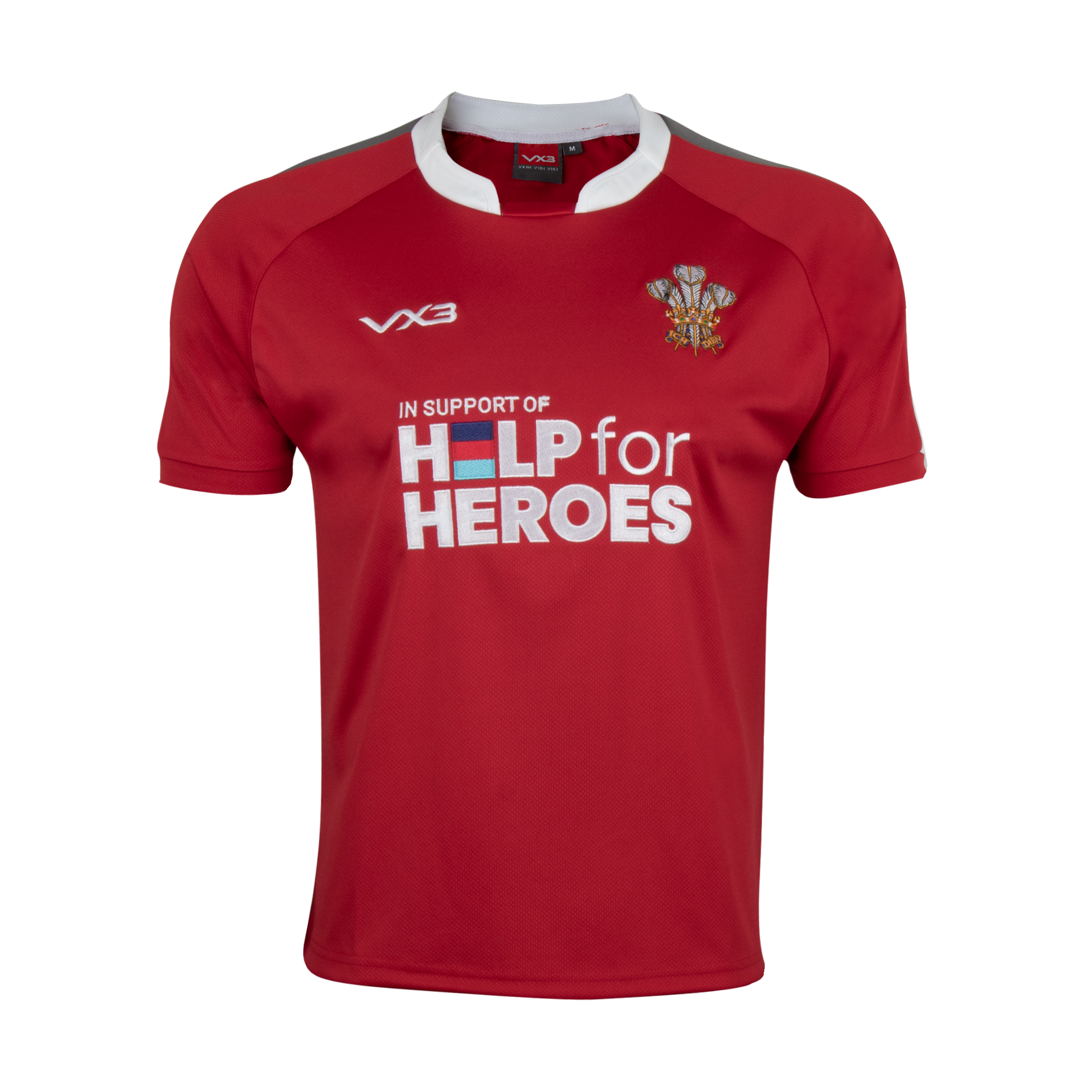 Help for Heroes 21/22 Wales S/S Rugby Shirt Mens