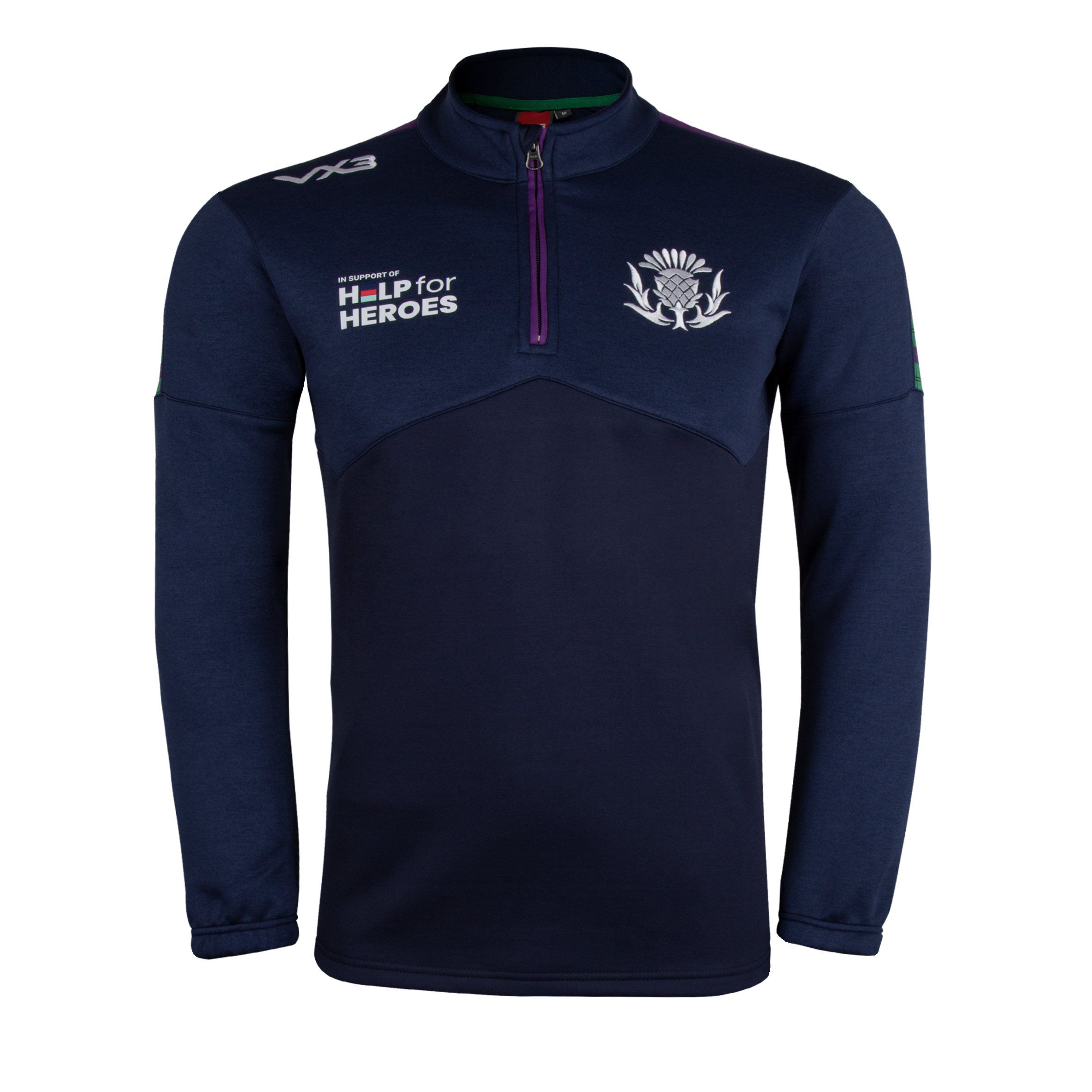 Help for Heroes 21/22 Scotland Half Zip Mens