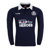 Help for Heroes 21/22 Scotland L/S Cotton Rugby Shirt Mens