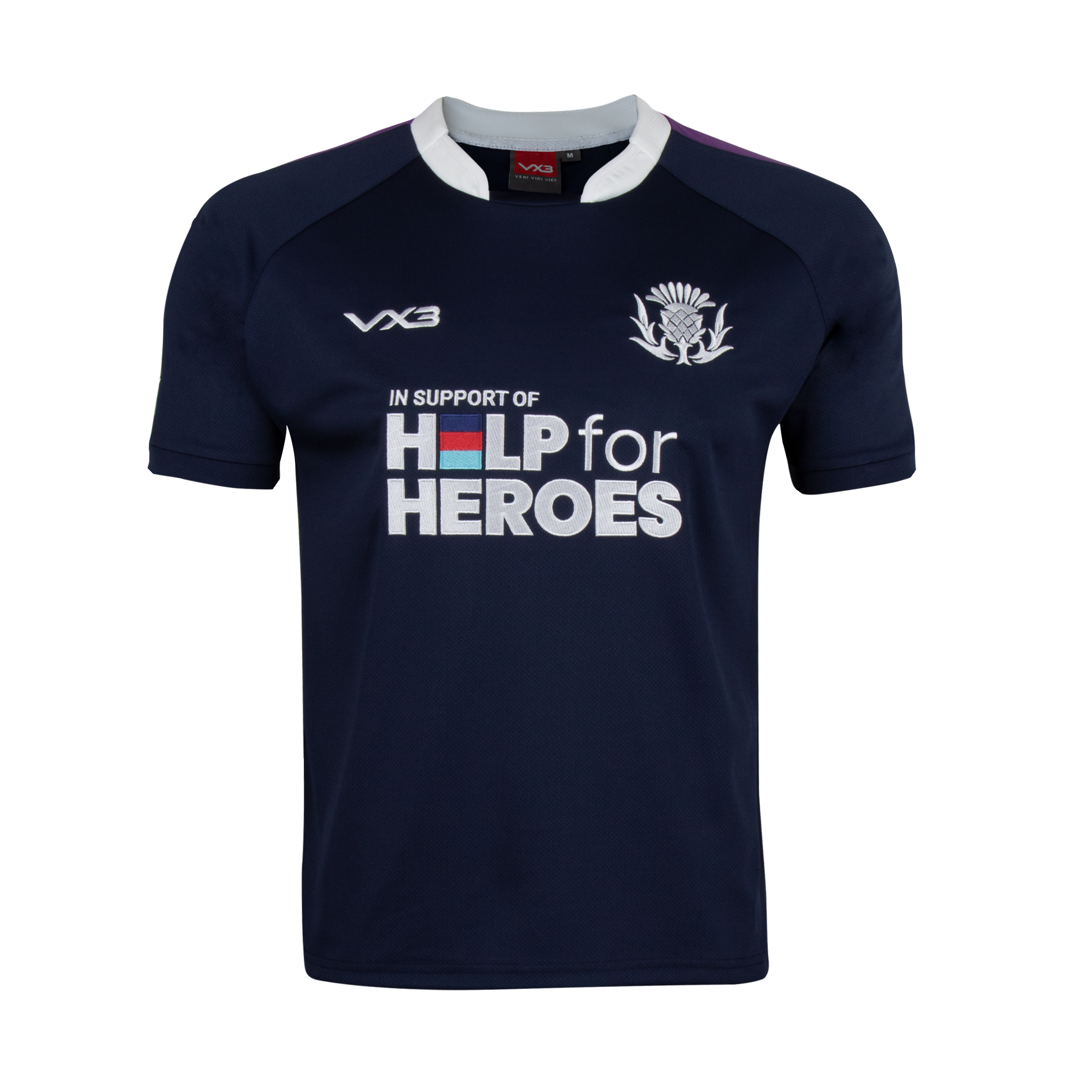 Help for Heroes 21/22 Scotland S/S Rugby Shirt Mens
