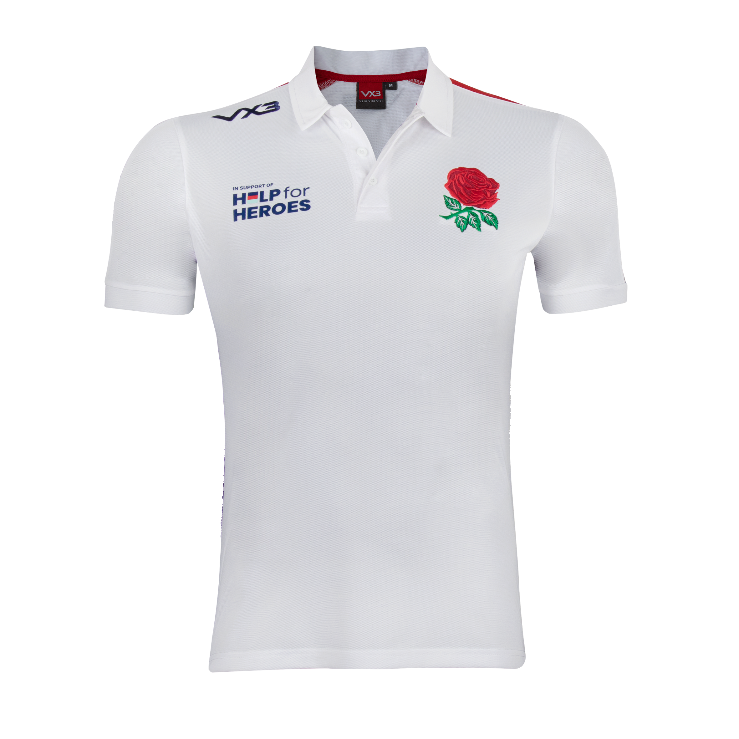 Help for Heroes 21/22 England Polo Shirt Mens