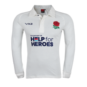 Help for Heroes 21/22 England L/S Cotton Rugby Shirt Mens