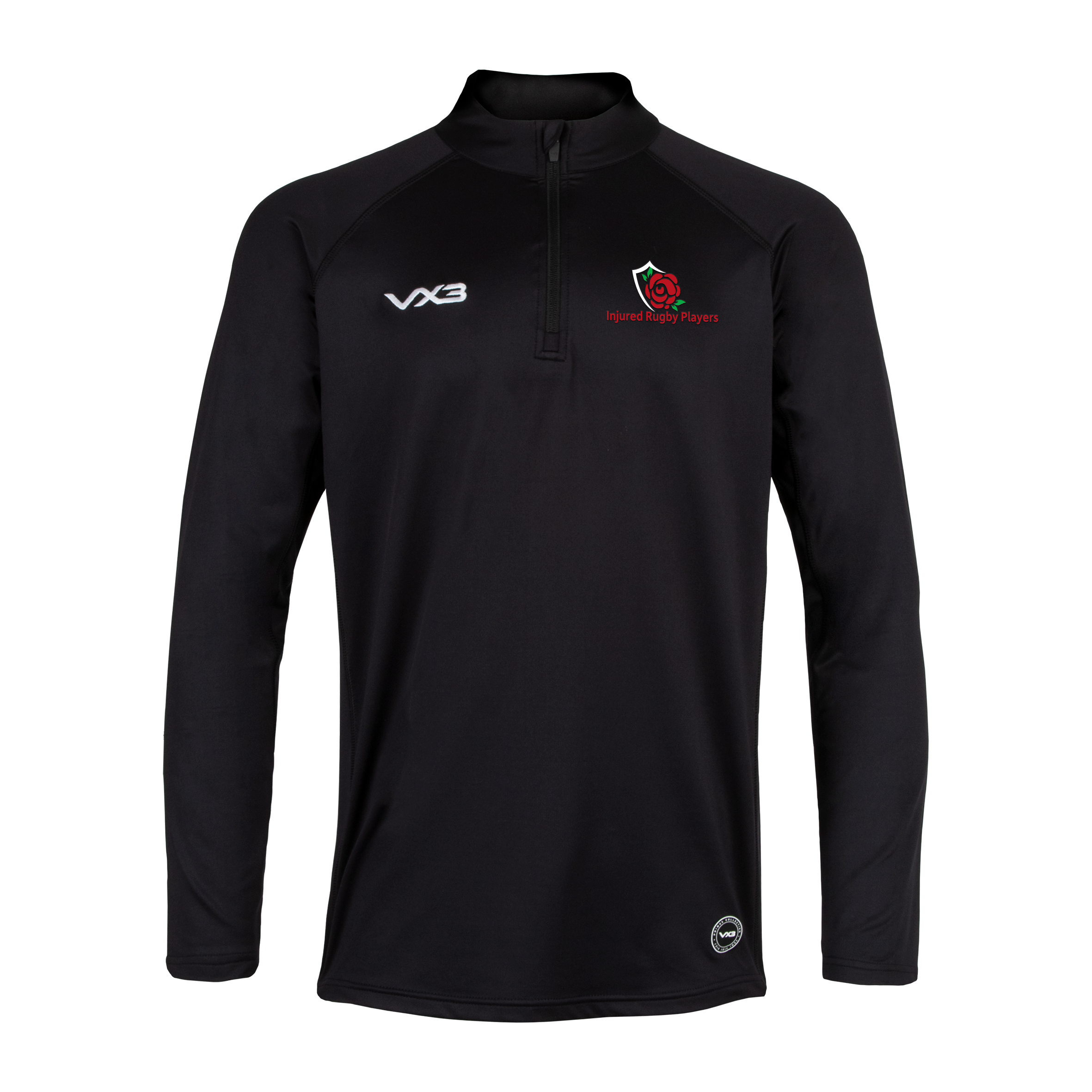 Injured Rugby Players Black Primus Mid Layer