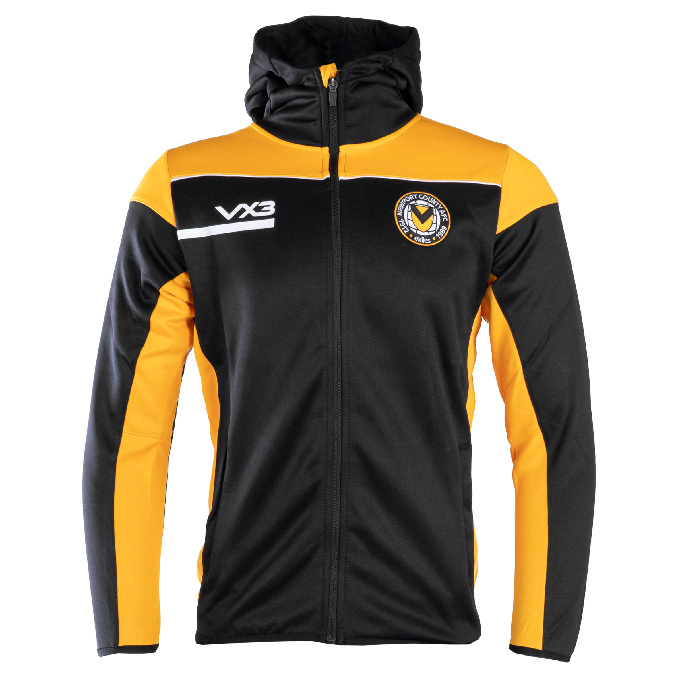 Newport County AFC Opus Zip Up Hoodie Youth