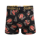 OddBalls Dragons Rugby Mens Boxer Shorts Black