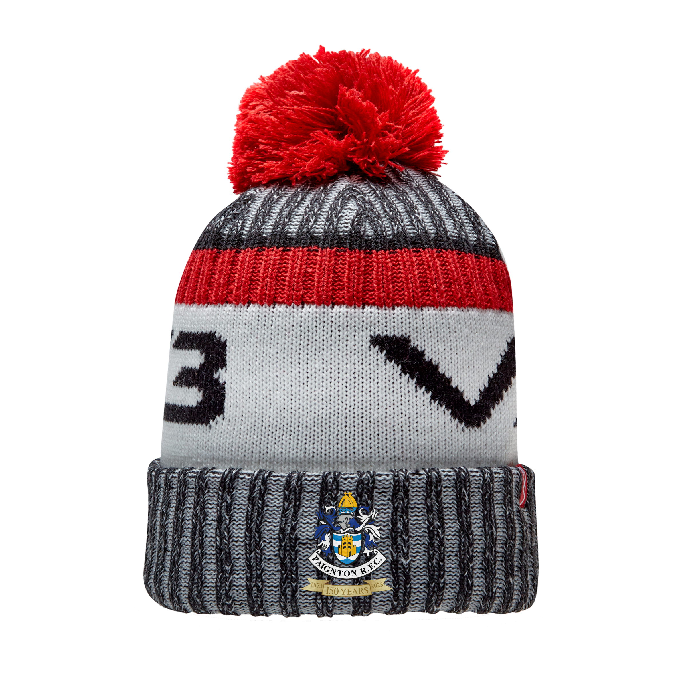 Paignton RFC Black Marl Bobble Hat