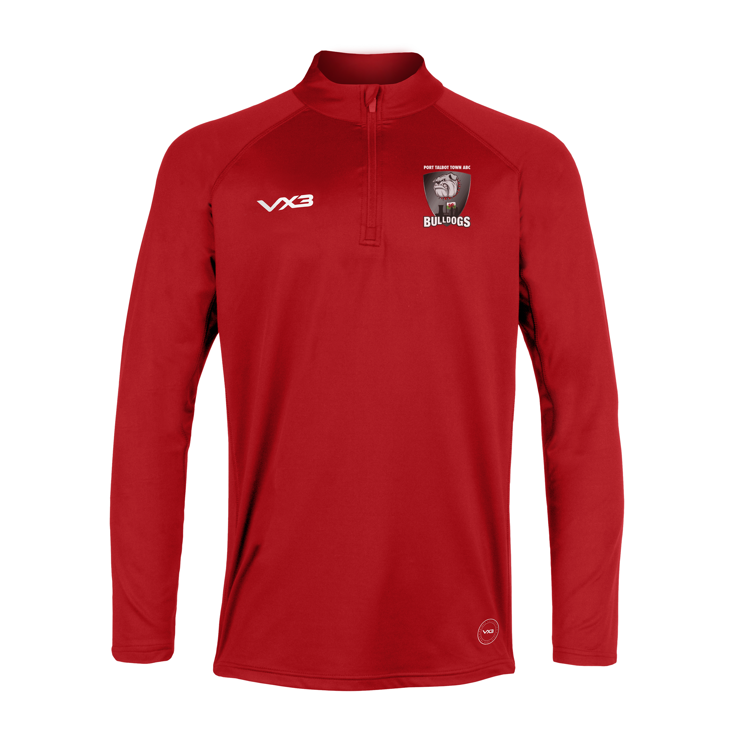 Port Talbot Bulldogs ABC - Morning Class Primus Youth Quarter Zip Red